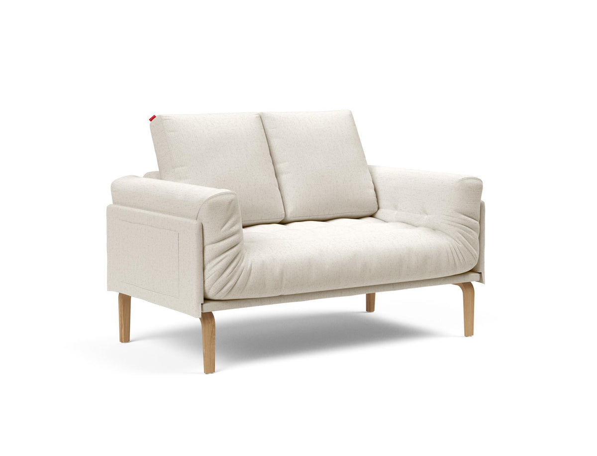 Rollo Bow Klappsofa 80 mit Gestellbezug Spring in 531 Bouclé Off White präsentiert im Onlineshop von KAQTU Design AG. Bettsofa ist von Innovation Living