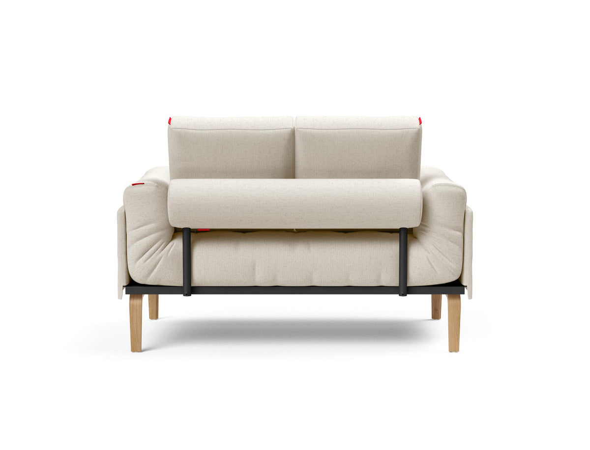Rollo Bow Klappsofa 80 mit Gestellbezug Spring in 531 Bouclé Off White präsentiert im Onlineshop von KAQTU Design AG. Bettsofa ist von Innovation Living