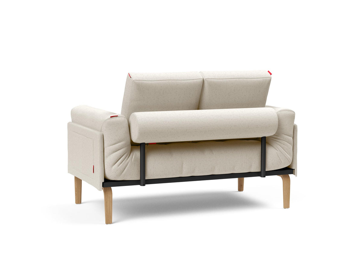 Rollo Bow Klappsofa 80 mit Gestellbezug Spring in 531 Bouclé Off White präsentiert im Onlineshop von KAQTU Design AG. Bettsofa ist von Innovation Living