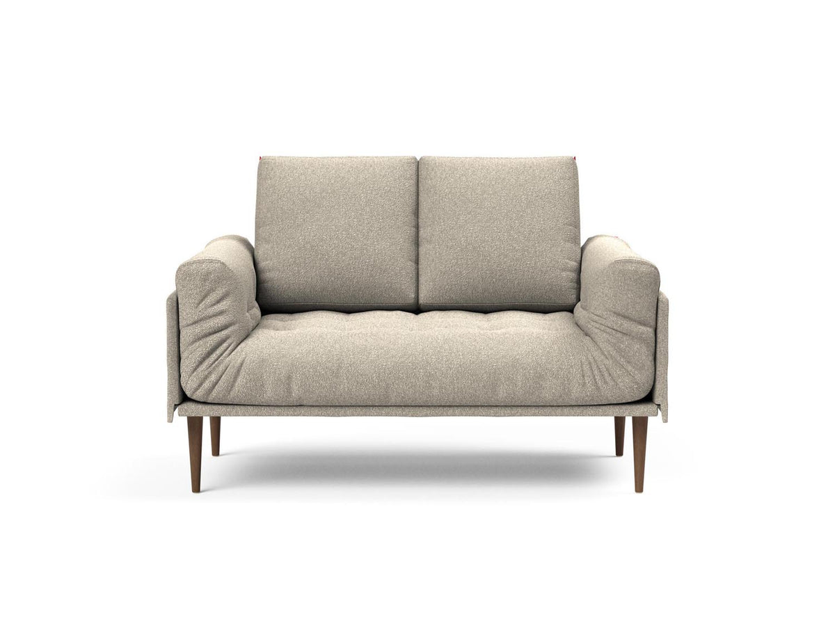 Rollo Styletto Klappsofa 80 mit Gestellbezug Spring in 539 Bouclé Beige präsentiert im Onlineshop von KAQTU Design AG. Bettsofa ist von Innovation Living