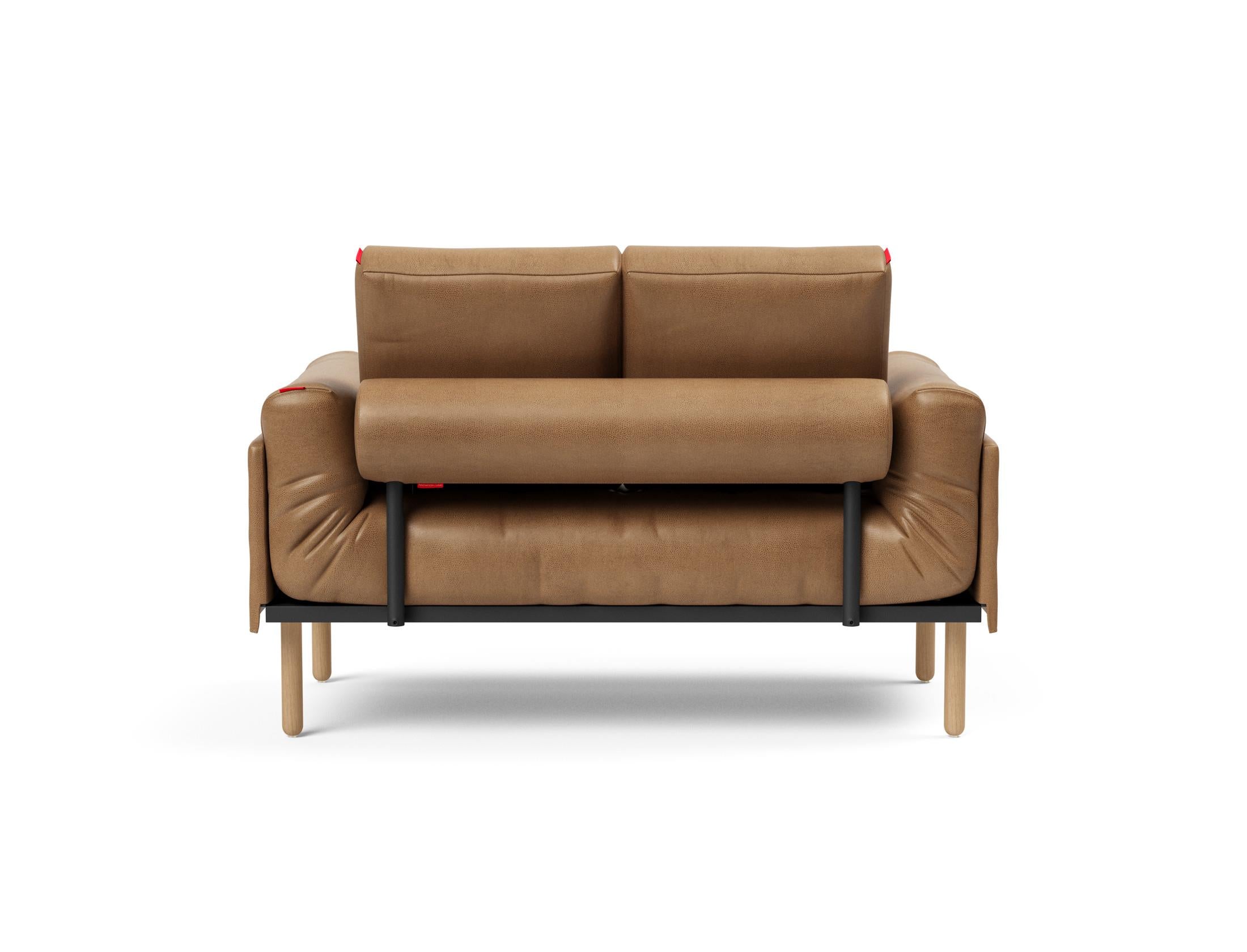 Erleben Sie das Rollo Stem Klappsofa 80 von Innovation Living – stilvolles Design trifft auf den hochwertigen Spring-Bezug für höchsten Komfort.