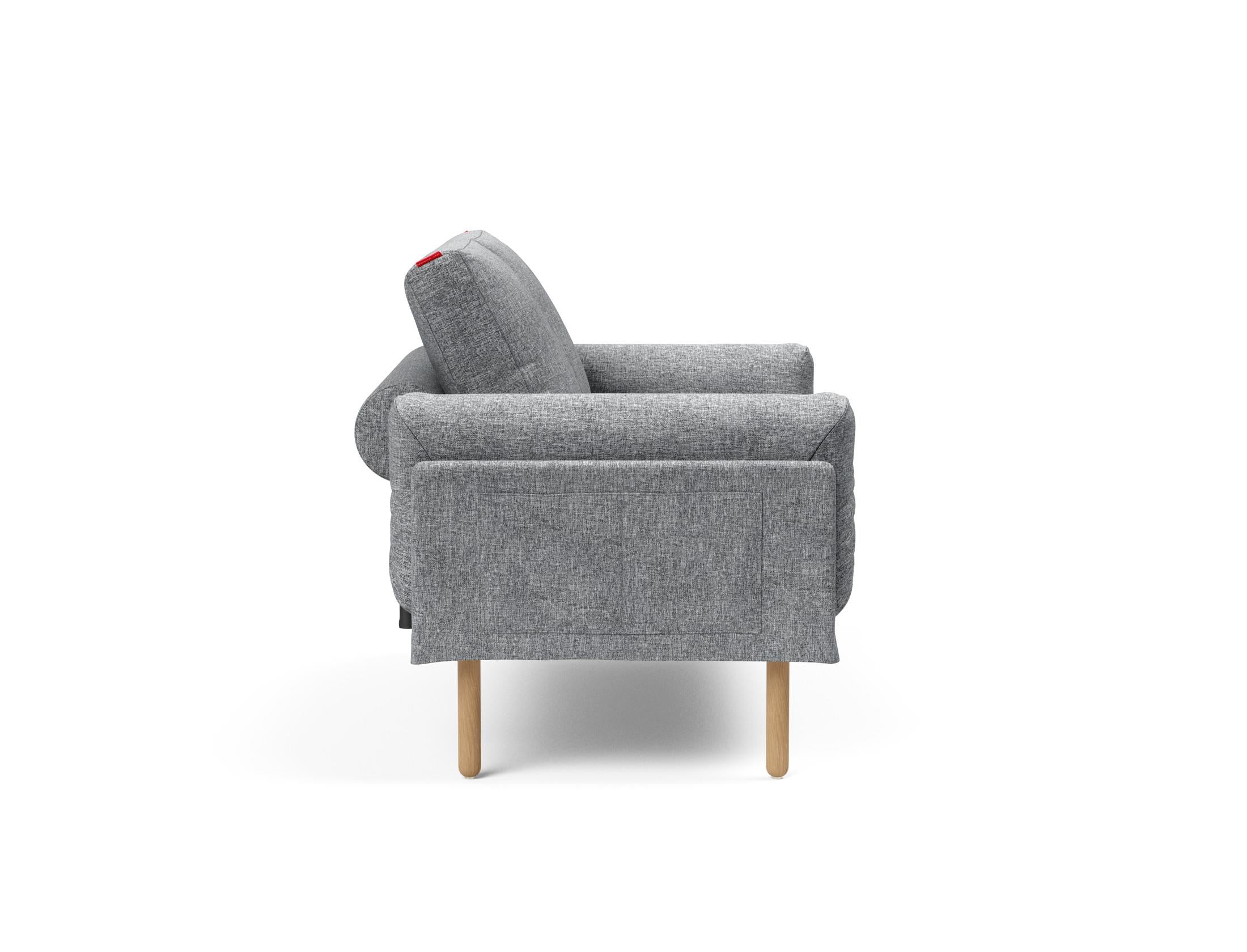 Entdecken Sie das Rollo Stem Klappsofa 80 von Innovation Living – modernes Design und der luxuriöse Spring-Bezug sorgen für ultimativen Sitzkomfort.