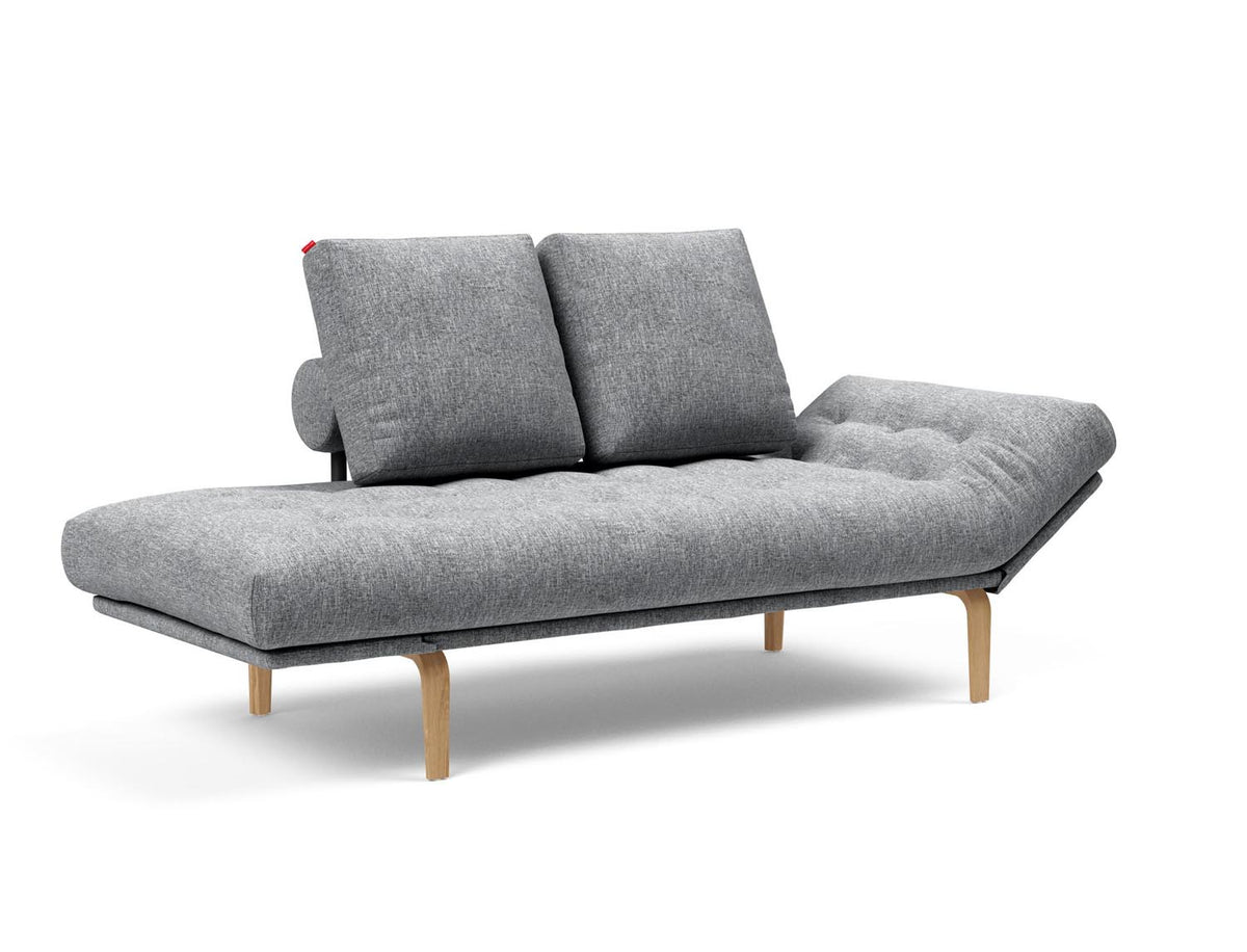 Rollo Bow Klappsofa 80 mit Gestellbezug Spring in 565 Twist Granite präsentiert im Onlineshop von KAQTU Design AG. Bettsofa ist von Innovation Living