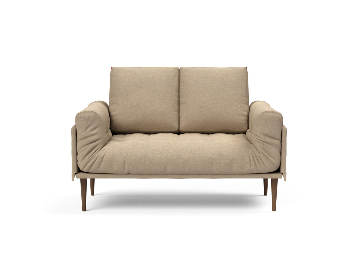Rollo Styletto Klappsofa 80 mit Gestellbezug Spring in 587 Phobos Mocha präsentiert im Onlineshop von KAQTU Design AG. Bettsofa ist von Innovation Living