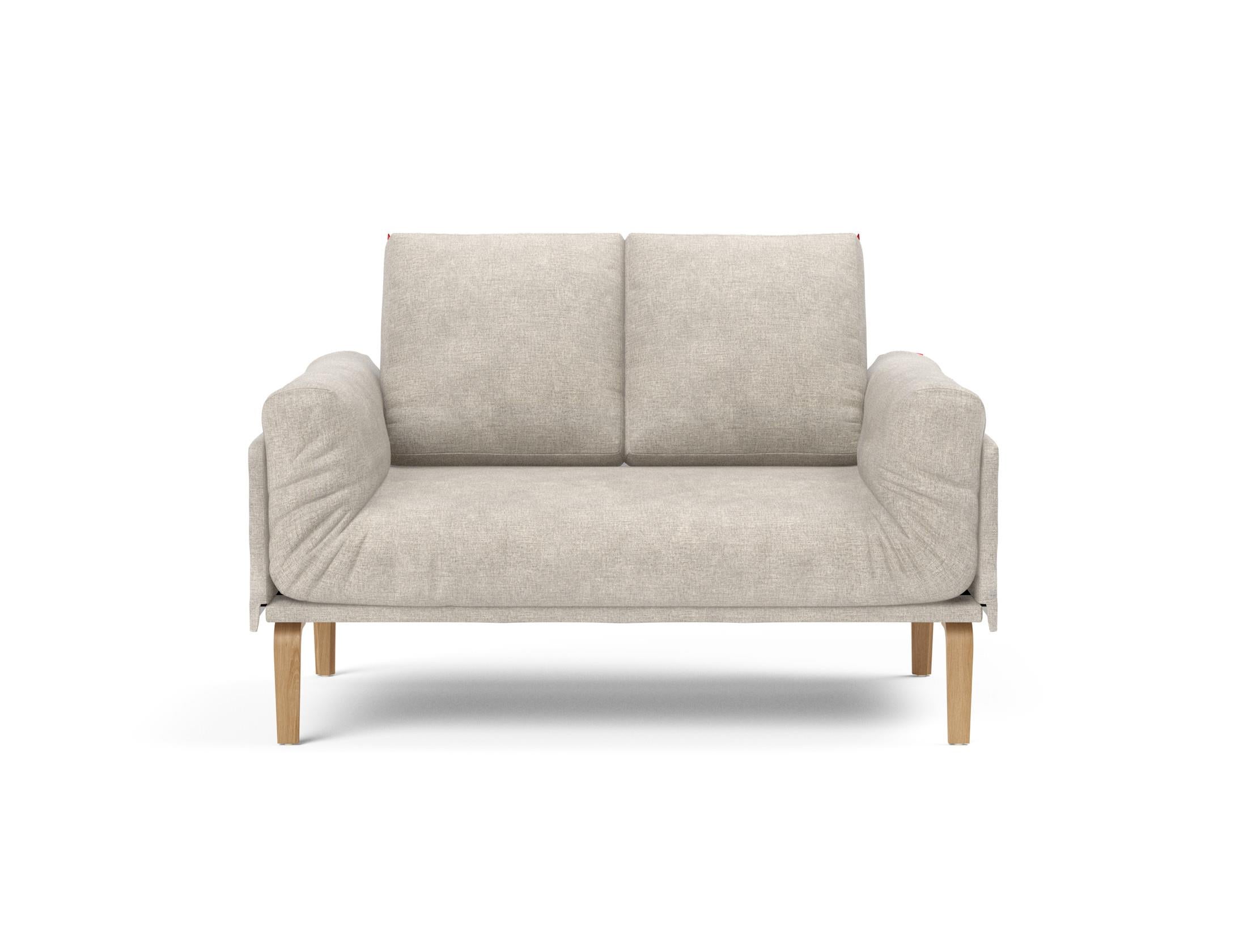 Erleben Sie das Rollo Bow Klappsofa 80 von Innovation Living – ein elegantes, funktionales Möbelstück mit schickem Cover und robustem Gestellbezug.