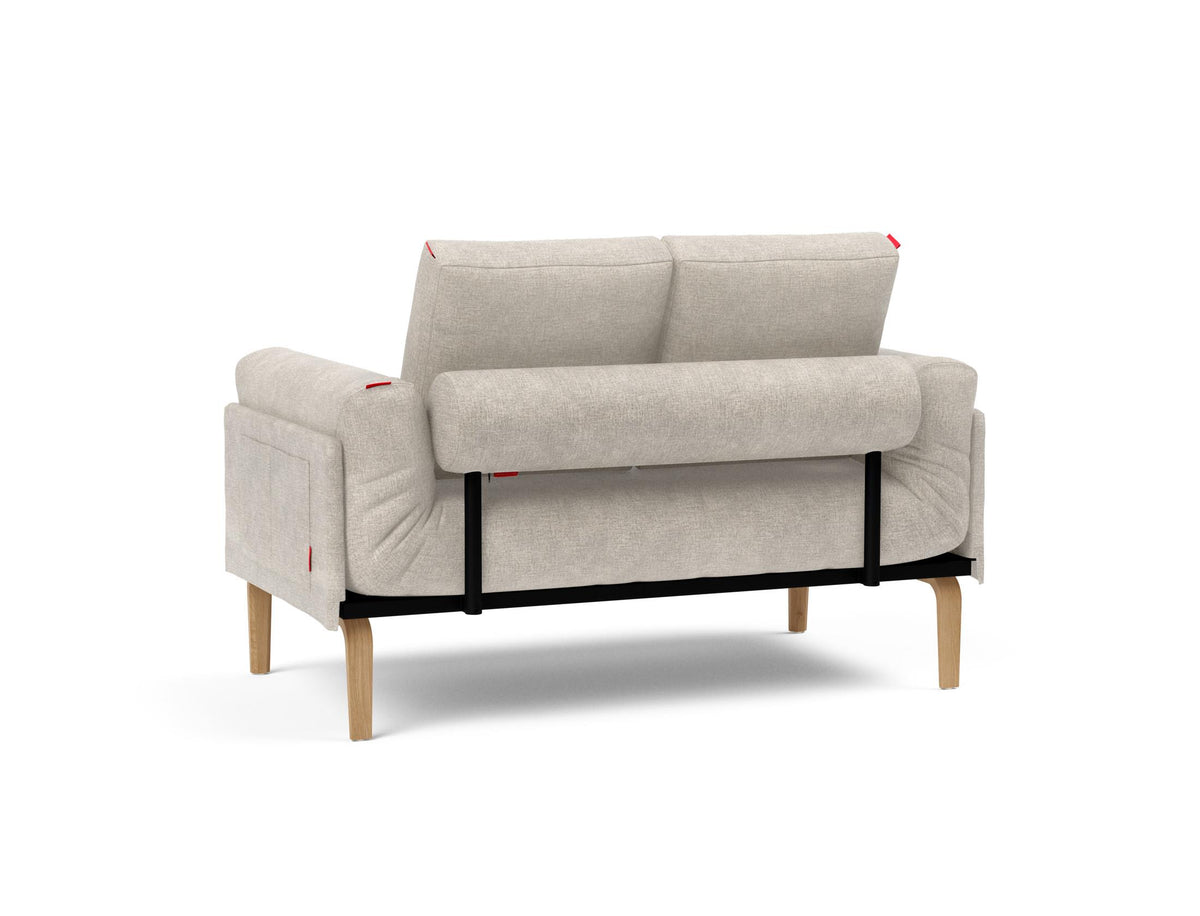 Rollo Bow Klappsofa 80 mit Cover und Gestellbezug Spring in 280 Avella Sand präsentiert im Onlineshop von KAQTU Design AG. Bettsofa ist von Innovation Living