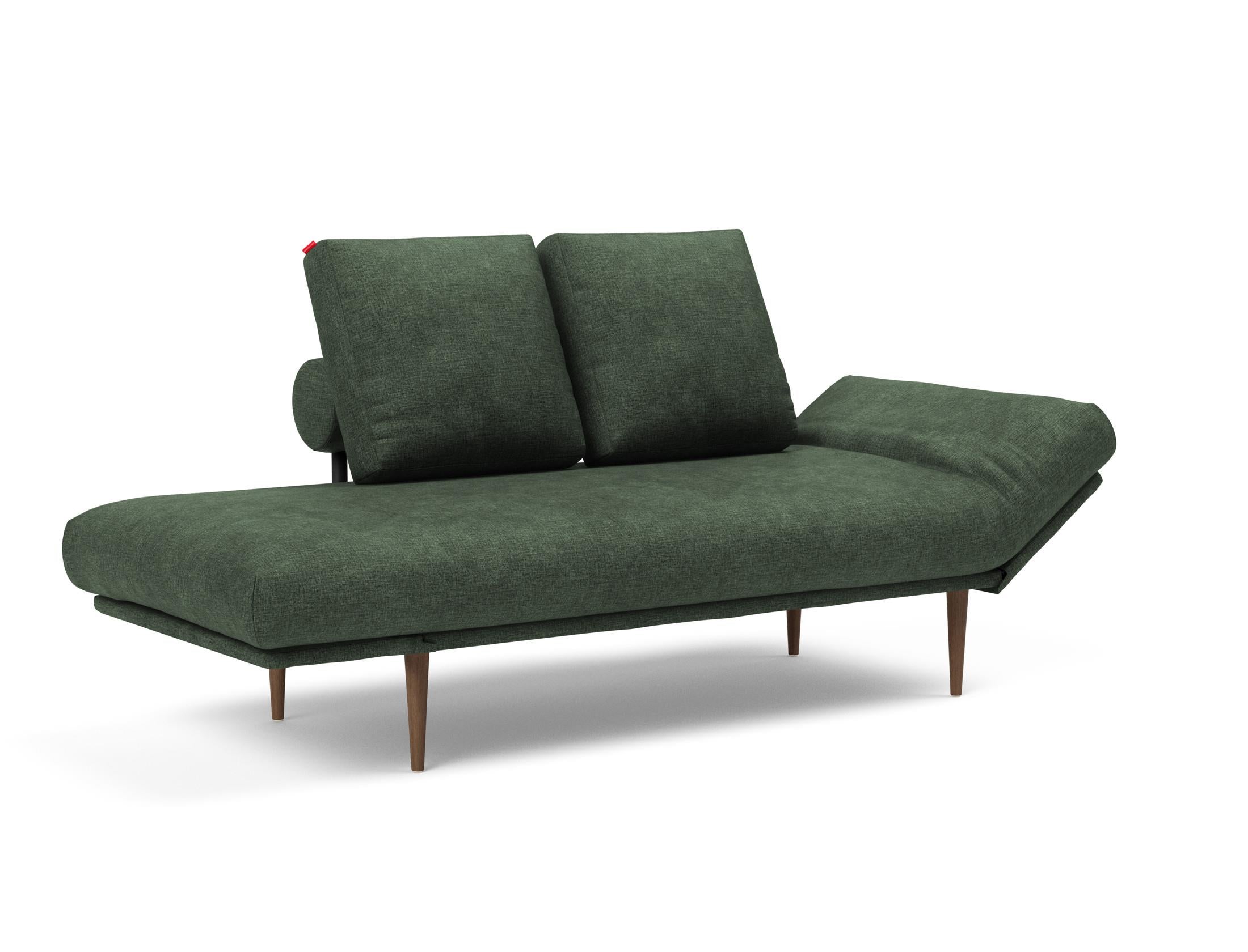 Erleben Sie das Rollo Styletto Klappsofa 80 von Innovation Living – stilvolles Design, funktional und ideal für kleine Räume, mit edlem Cover und Gestellbezug.