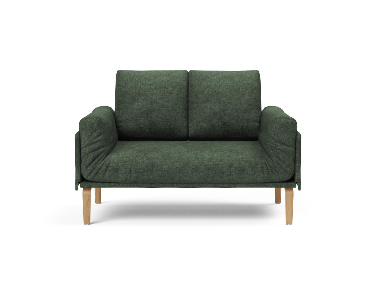 Rollo Bow Klappsofa 80 mit Cover und Gestellbezug Spring in 281 Avella Pine Green präsentiert im Onlineshop von KAQTU Design AG. Bettsofa ist von Innovation Living