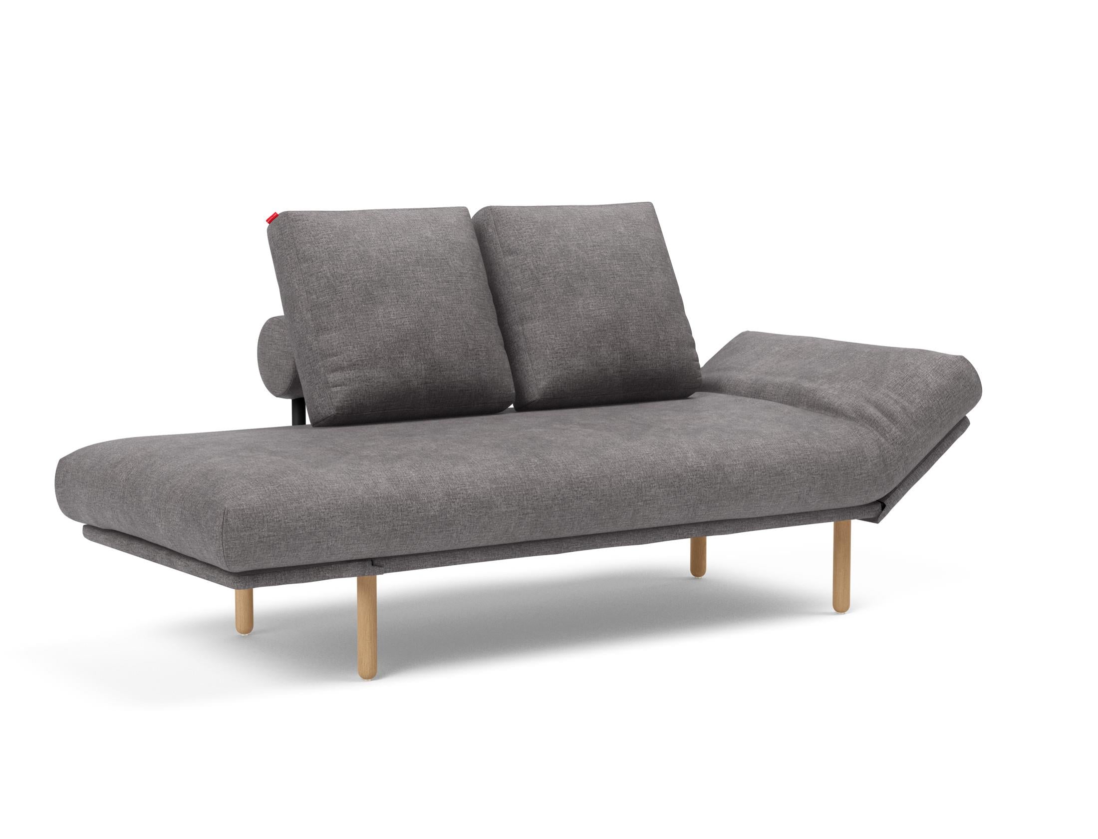 Erleben Sie das Rollo Stem Klappsofa 80 von Innovation Living: modernes Design, flexible Nutzung und edler Stoff für optimalen Sitzkomfort.