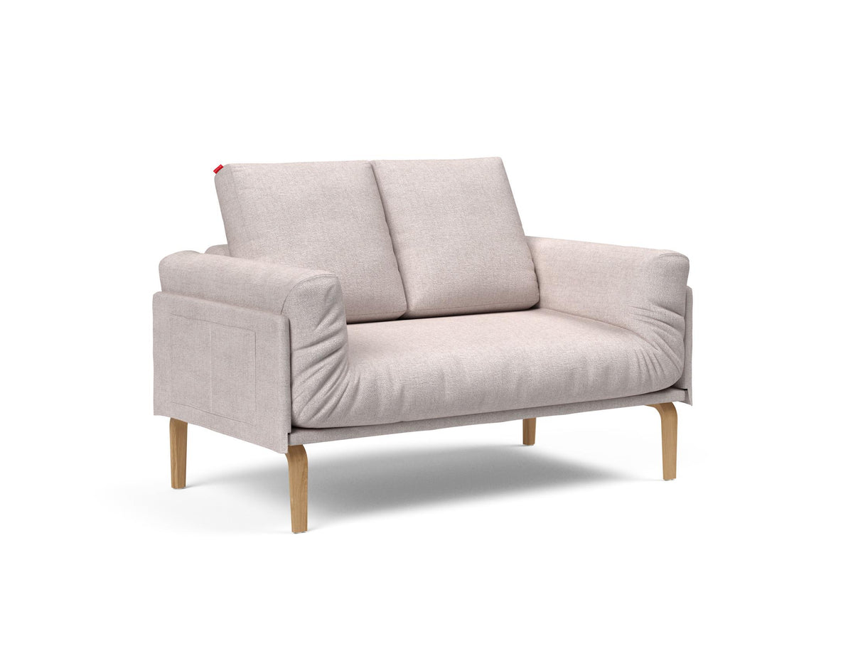 Rollo Bow Klappsofa 80 mit Cover und Gestellbezug Spring in 300 Weda Sand präsentiert im Onlineshop von KAQTU Design AG. Bettsofa ist von Innovation Living