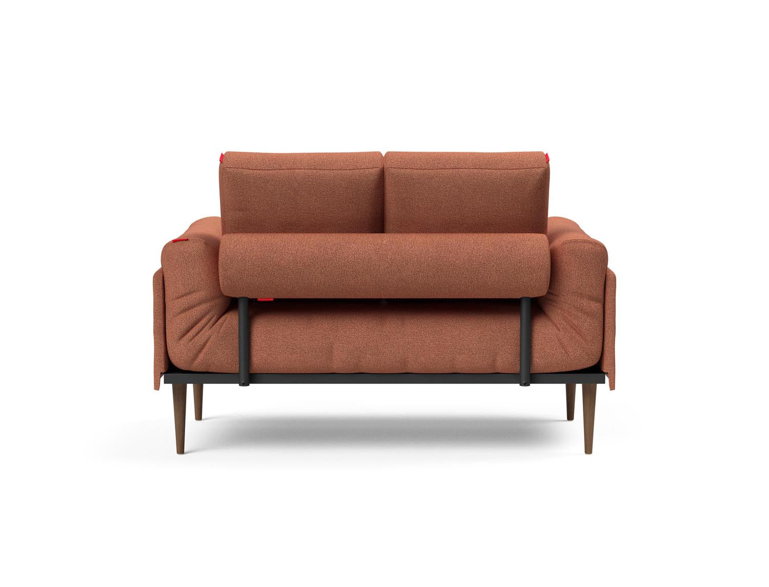 Erleben Sie das Rollo Styletto Klappsofa 80 von Innovation Living – stilvolles Design, funktional und ideal für kleine Räume, mit edlem Cover und Gestellbezug.