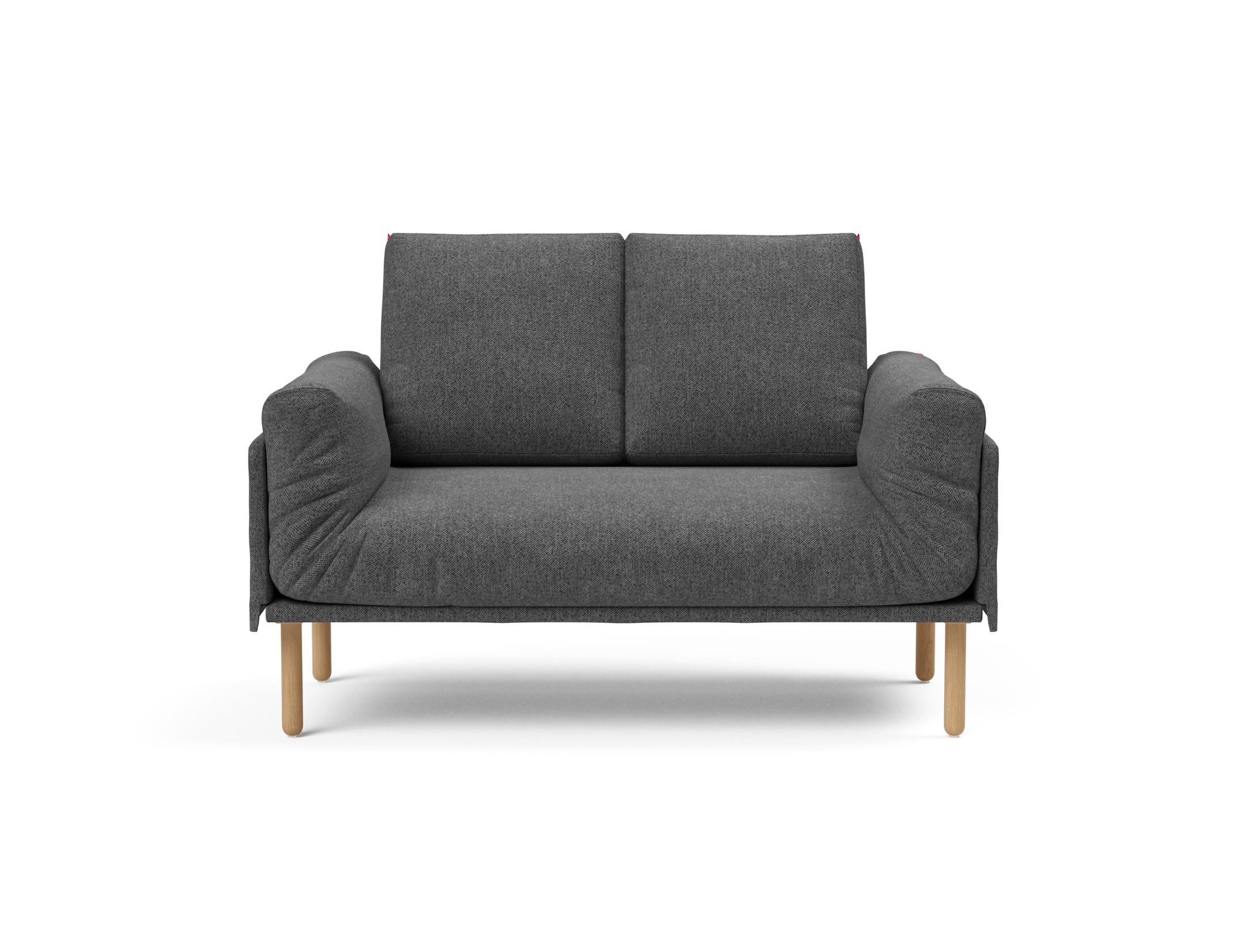 Erleben Sie das Rollo Stem Klappsofa 80 von Innovation Living: modernes Design, flexible Nutzung und edler Stoff für optimalen Sitzkomfort.