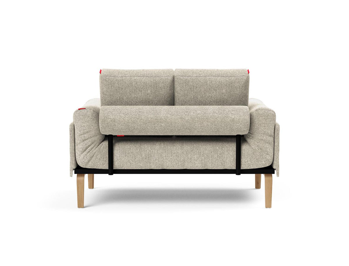 Rollo Bow Klappsofa 80 mit Cover und Gestellbezug Spring in 357 Taura Off White präsentiert im Onlineshop von KAQTU Design AG. Bettsofa ist von Innovation Living