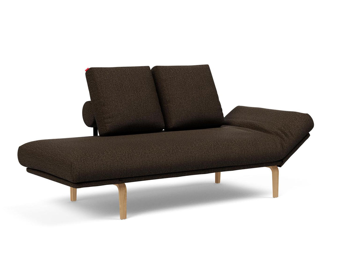 Rollo Bow Klappsofa 80 mit Cover und Gestellbezug Spring in 358 Taura Chocco präsentiert im Onlineshop von KAQTU Design AG. Bettsofa ist von Innovation Living