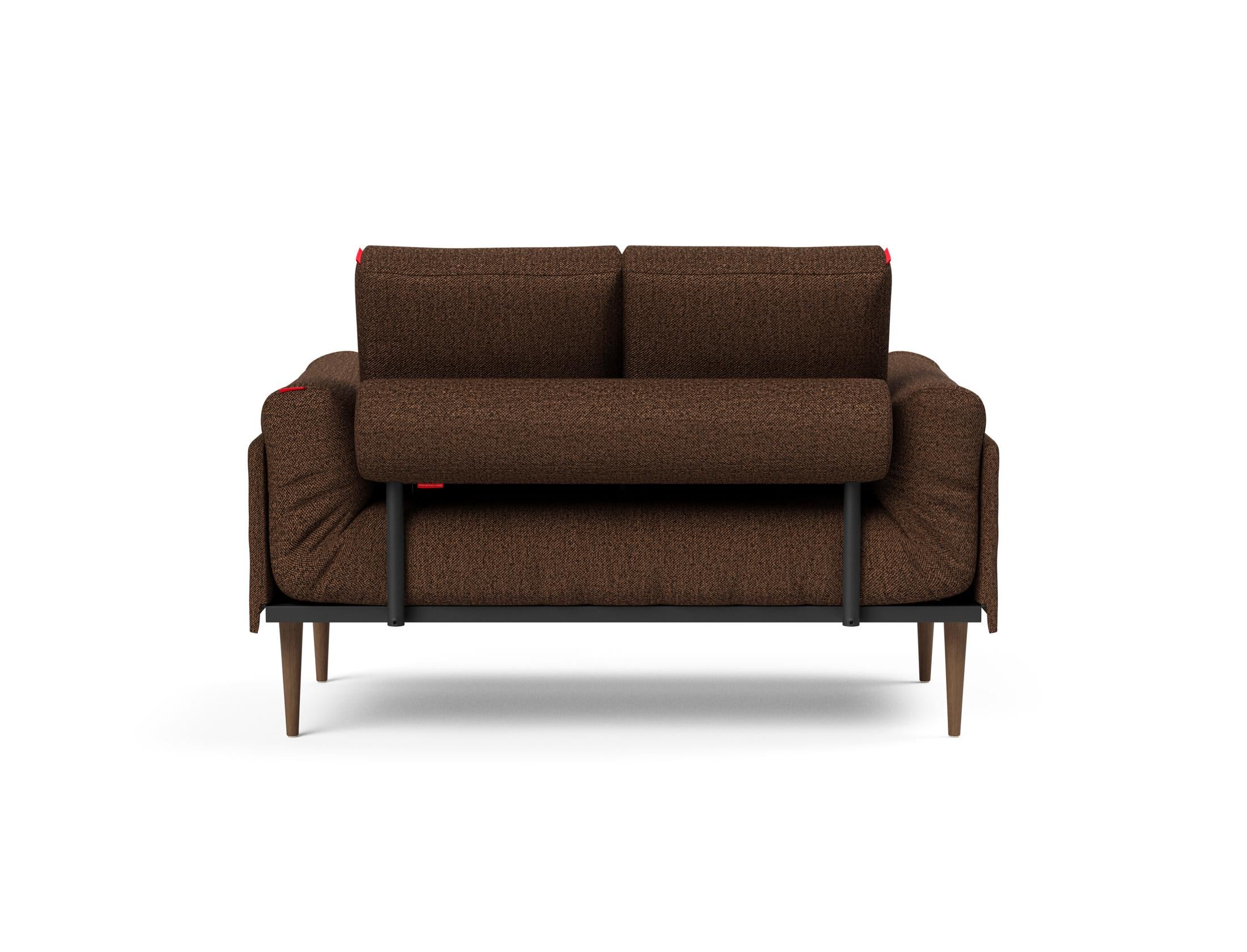 Entdecken Sie das Rollo Styletto Klappsofa 80 von Innovation Living – ein elegantes, platzsparendes Sofa mit hochwertigem Cover und Gestellbezug.