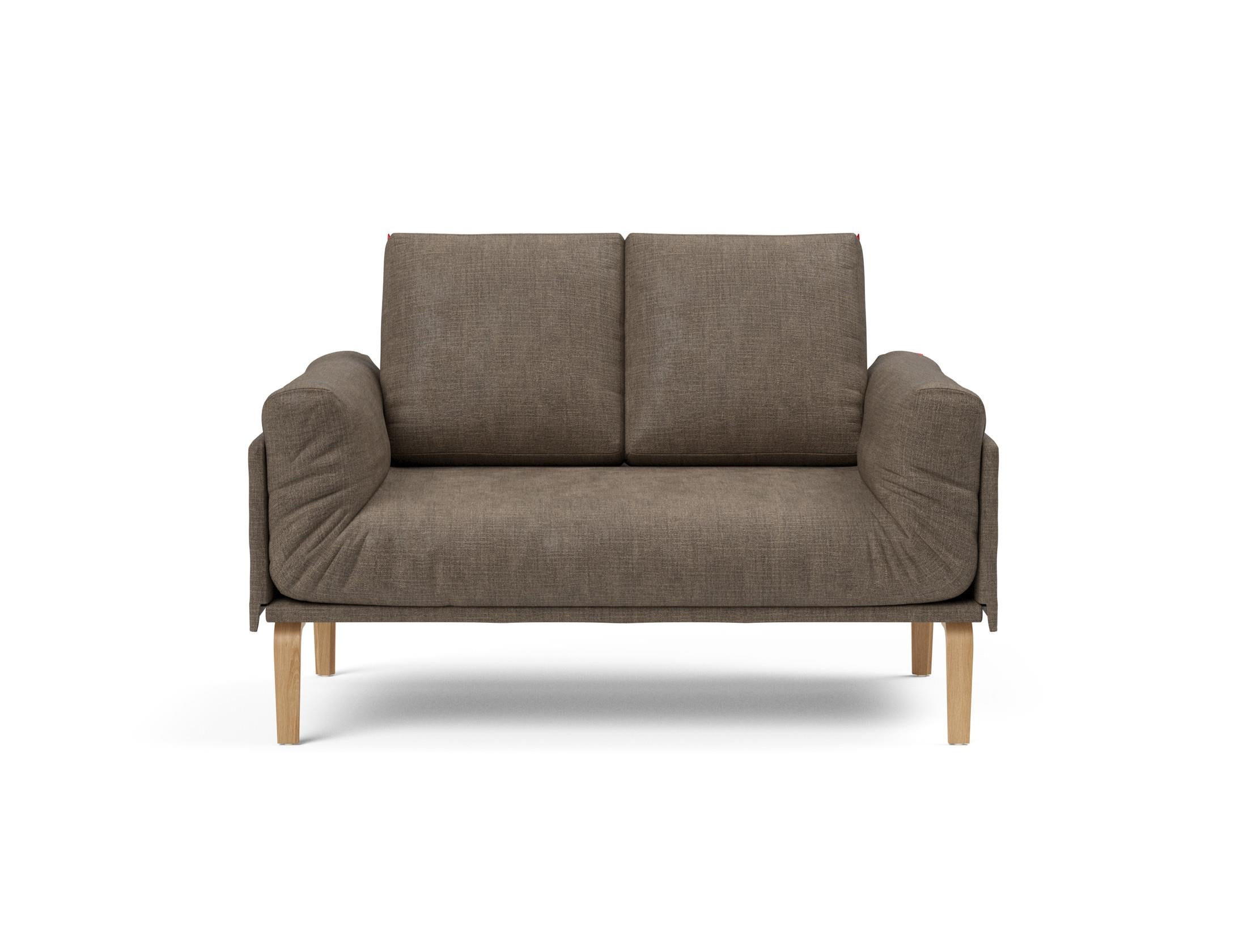 Erleben Sie das Rollo Bow Klappsofa 80 von Innovation Living – ein elegantes, funktionales Möbelstück mit schickem Cover und robustem Gestellbezug.