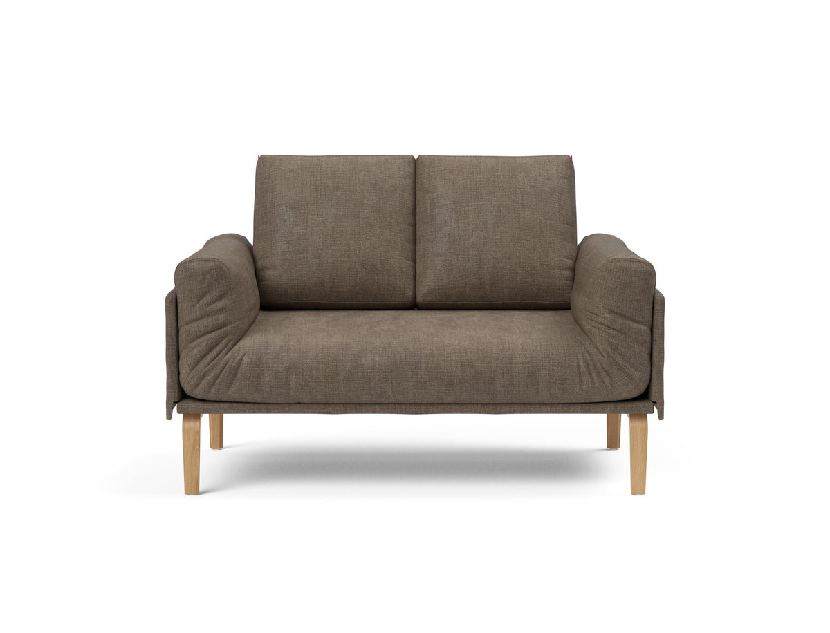 Rollo Bow Klappsofa 80 mit Cover und Gestellbezug Spring in 411 Esina Cedar Brown präsentiert im Onlineshop von KAQTU Design AG. Bettsofa ist von Innovation Living