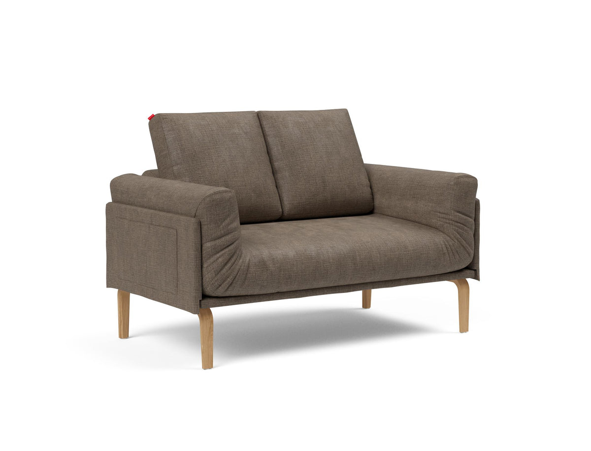 Rollo Bow Klappsofa 80 mit Cover und Gestellbezug Spring in 411 Esina Cedar Brown präsentiert im Onlineshop von KAQTU Design AG. Bettsofa ist von Innovation Living