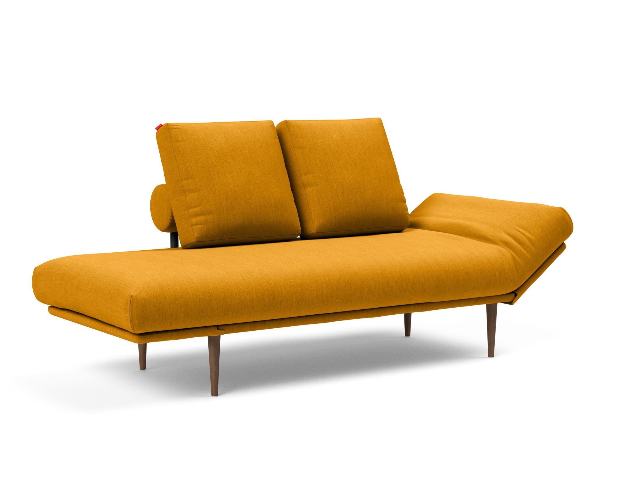 Erleben Sie das Rollo Styletto Klappsofa 80 von Innovation Living – stilvolles Design, funktional und ideal für kleine Räume, mit edlem Cover und Gestellbezug.