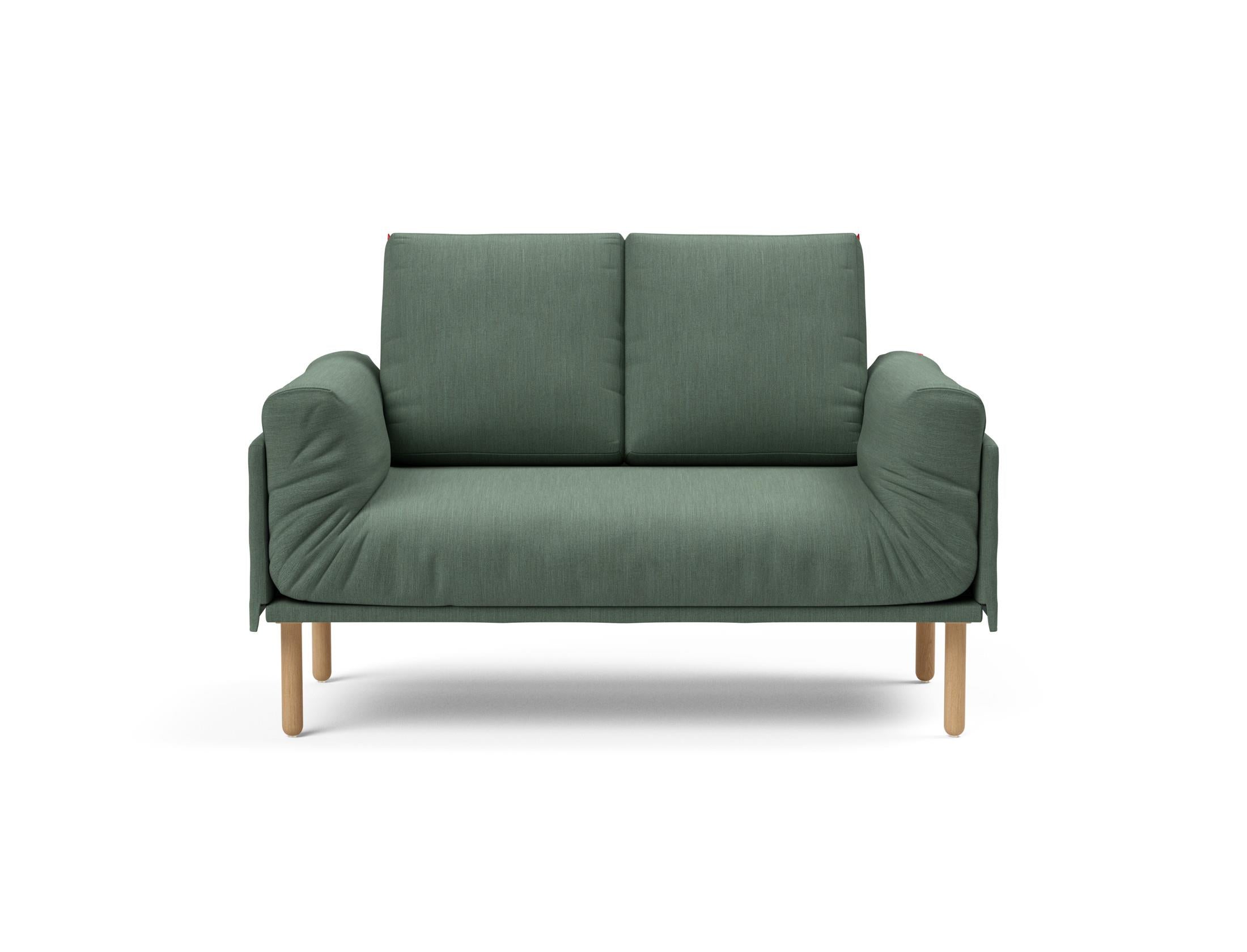 Erleben Sie das Rollo Stem Klappsofa 80 von Innovation Living: modernes Design, flexible Nutzung und edler Stoff für optimalen Sitzkomfort.