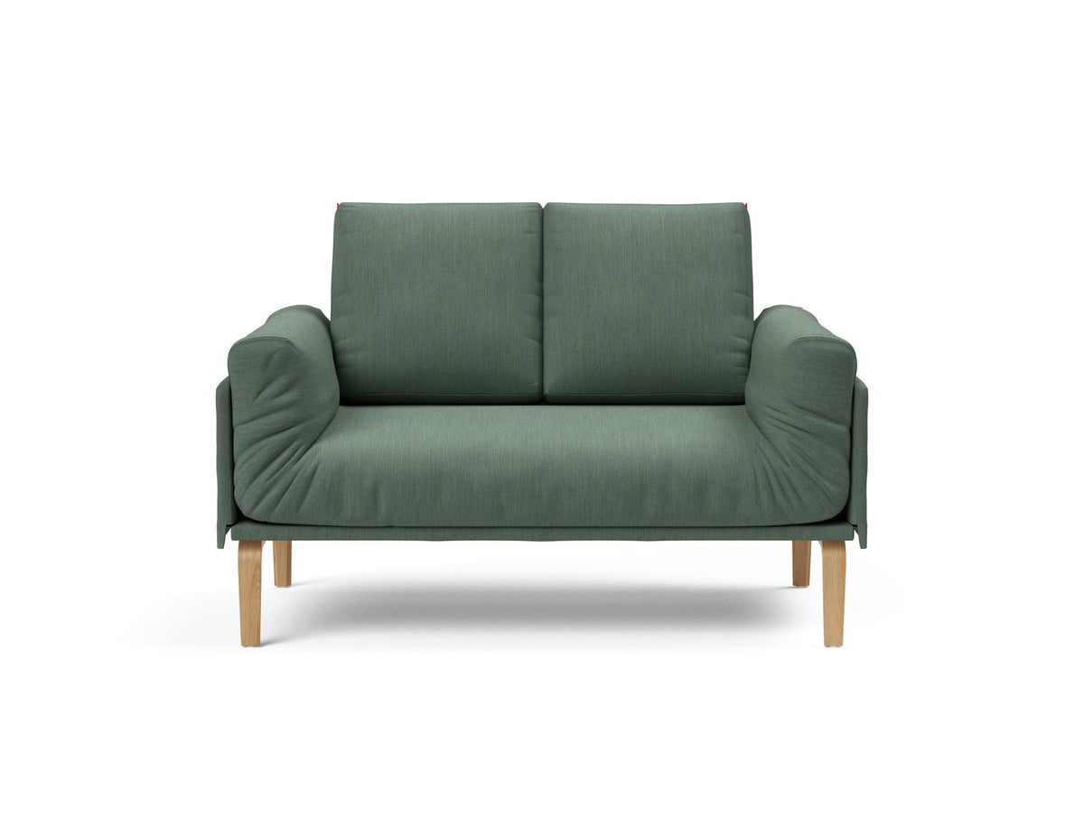 Rollo Bow Klappsofa 80 mit Cover und Gestellbezug Spring in 518 Elegance Green präsentiert im Onlineshop von KAQTU Design AG. Bettsofa ist von Innovation Living