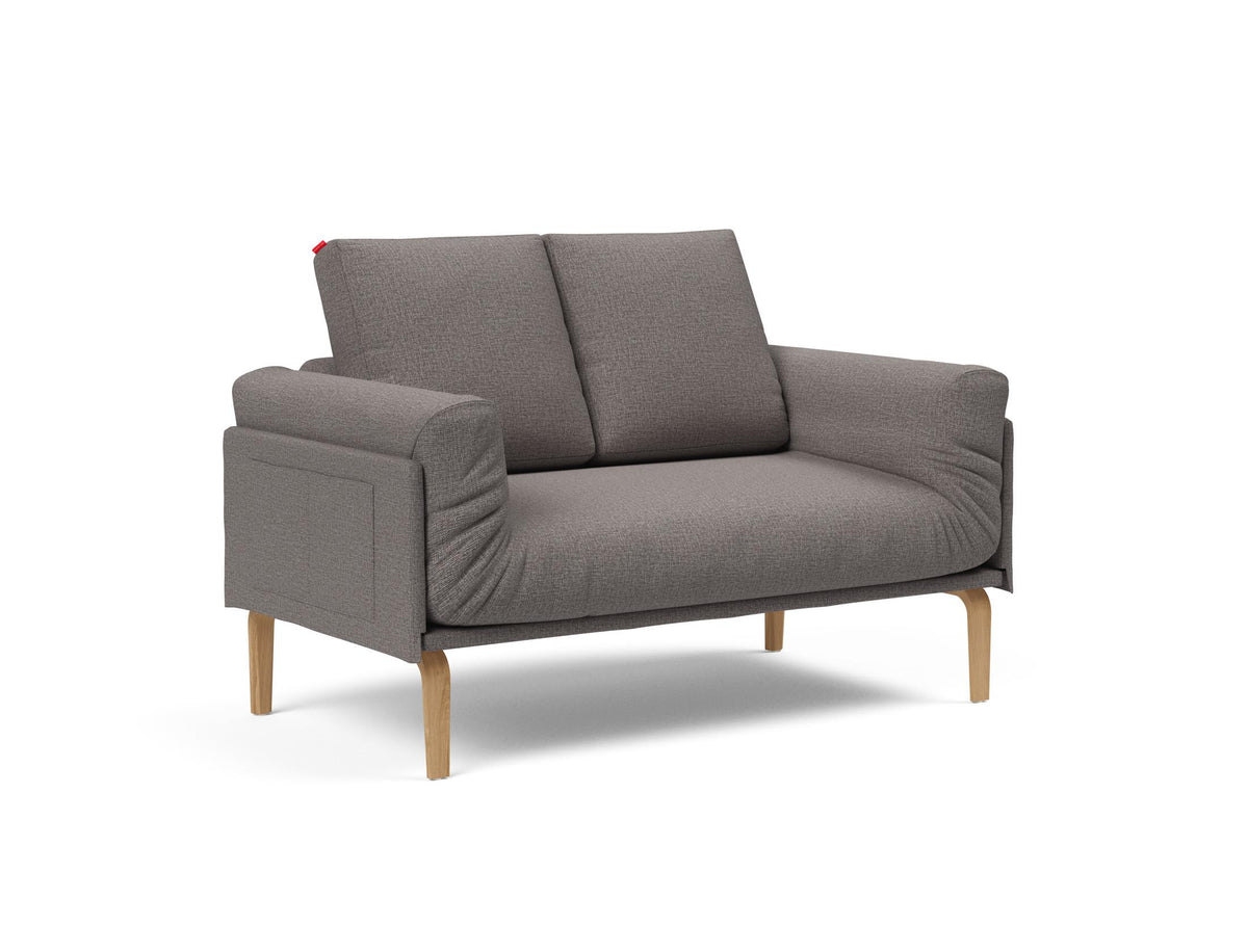 Rollo Bow Klappsofa 80 mit Cover und Gestellbezug Spring in 521 Mixed Dance Grey präsentiert im Onlineshop von KAQTU Design AG. Bettsofa ist von Innovation Living