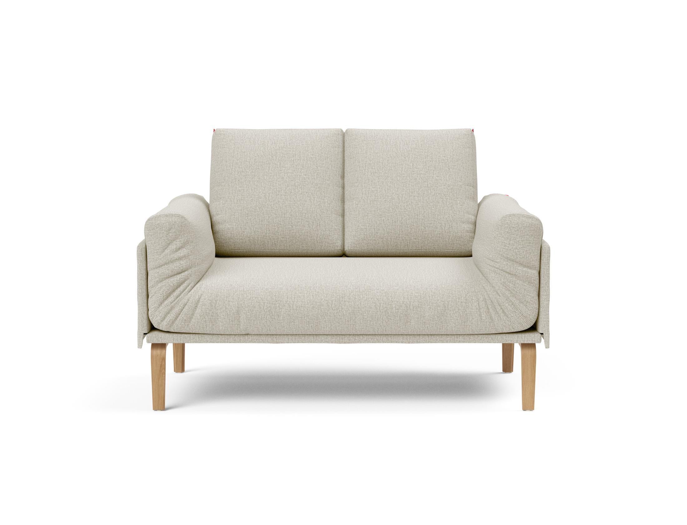 Erleben Sie das Rollo Bow Klappsofa 80 von Innovation Living – ein elegantes, funktionales Möbelstück mit schickem Cover und robustem Gestellbezug.