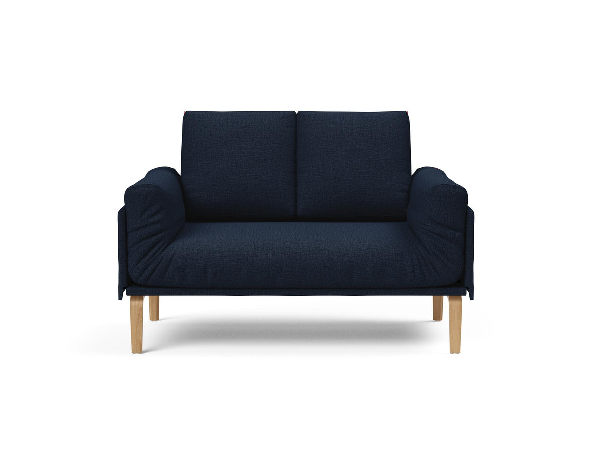 Rollo Bow Klappsofa 80 mit Cover und Gestellbezug Spring in 528 Mixed Dance Blue präsentiert im Onlineshop von KAQTU Design AG. Bettsofa ist von Innovation Living