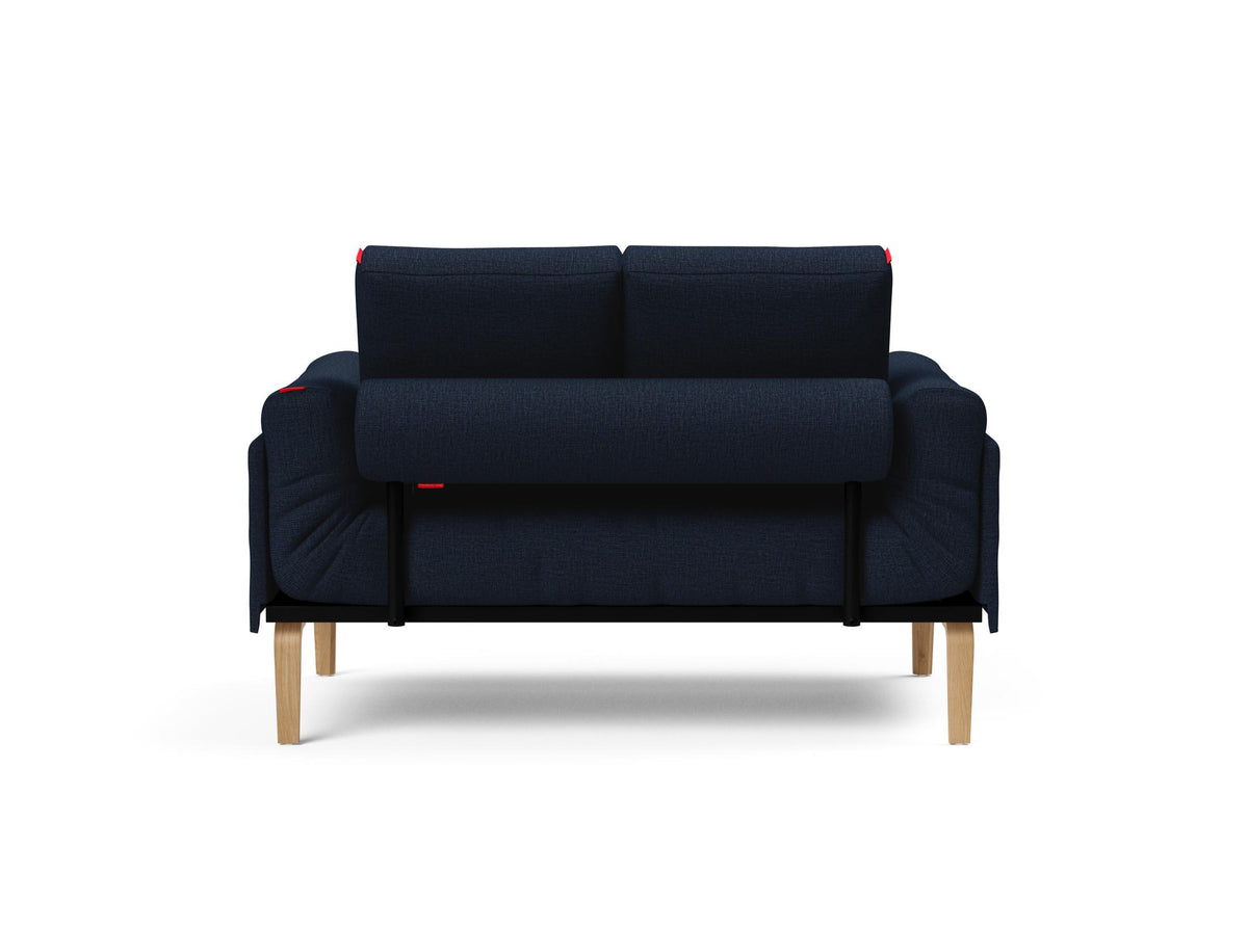 Rollo Bow Klappsofa 80 mit Cover und Gestellbezug Spring in 528 Mixed Dance Blue präsentiert im Onlineshop von KAQTU Design AG. Bettsofa ist von Innovation Living