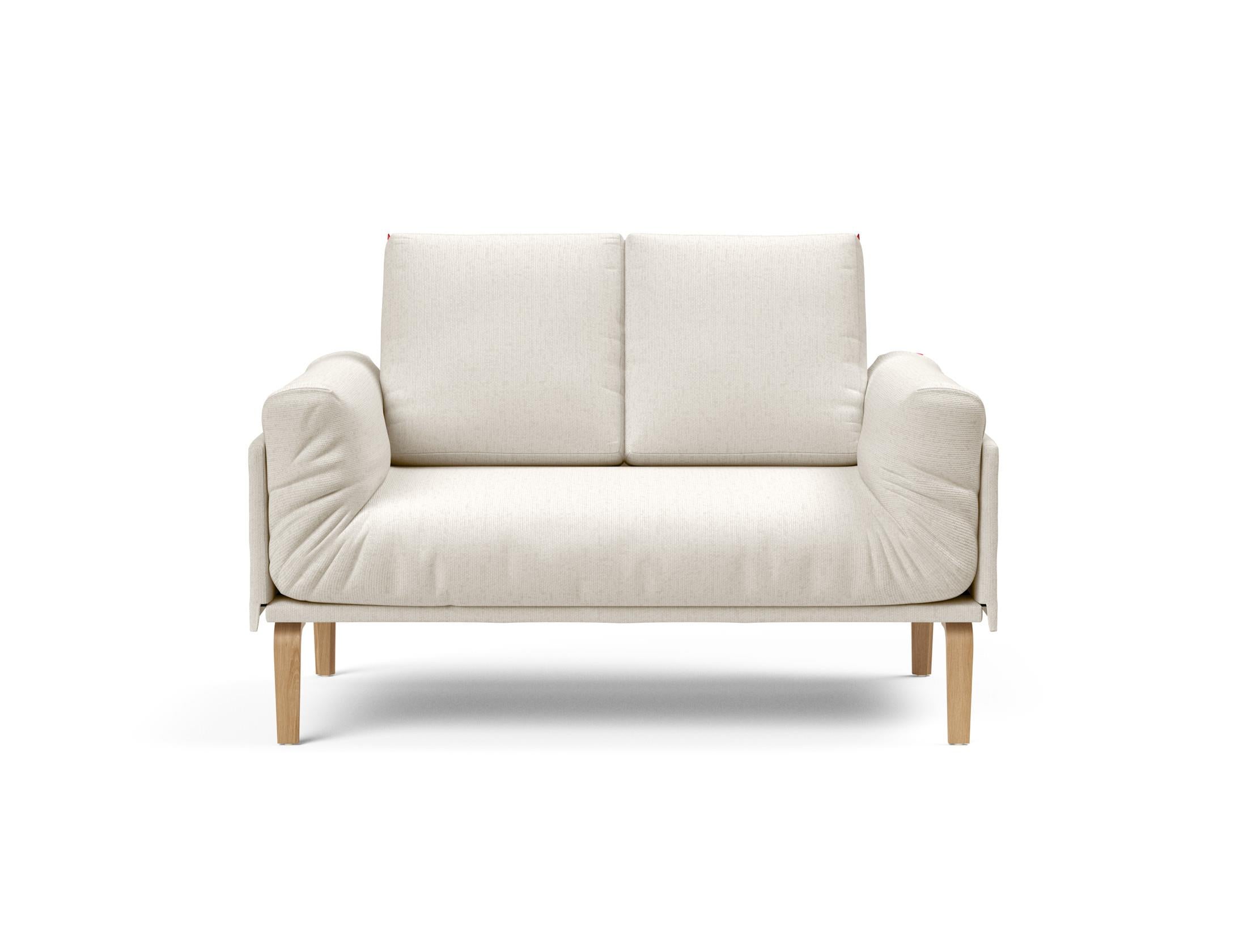 Erleben Sie das Rollo Bow Klappsofa 80 von Innovation Living – ein elegantes, funktionales Möbelstück mit schickem Cover und robustem Gestellbezug.