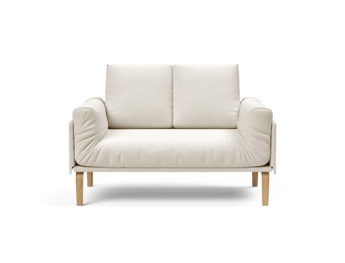 Rollo Bow Klappsofa 80 mit Cover und Gestellbezug Spring in 531 Bouclé Off White präsentiert im Onlineshop von KAQTU Design AG. Bettsofa ist von Innovation Living