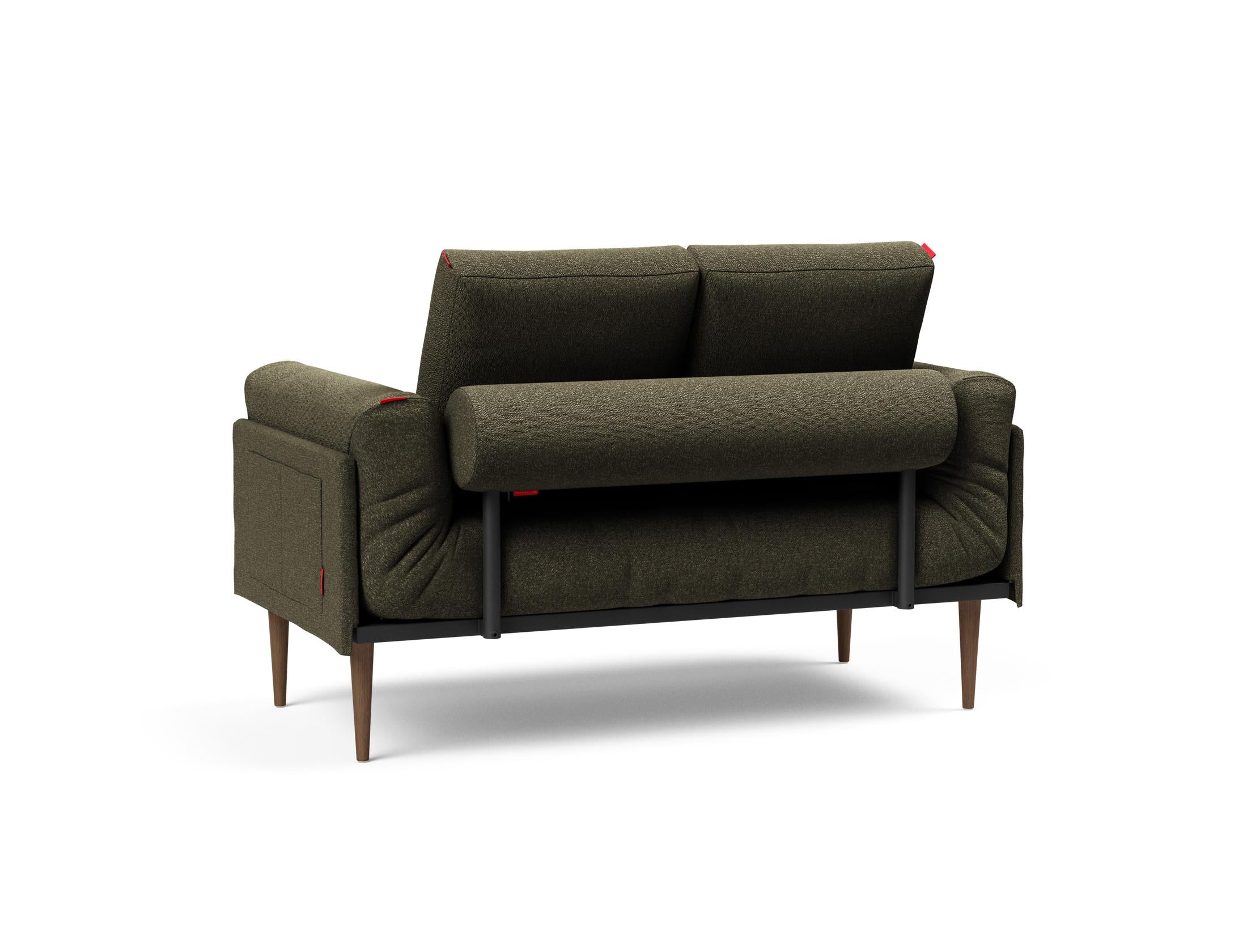 Entdecken Sie das Rollo Styletto Klappsofa 80 von Innovation Living – ein elegantes, platzsparendes Sofa mit hochwertigem Cover und Gestellbezug.