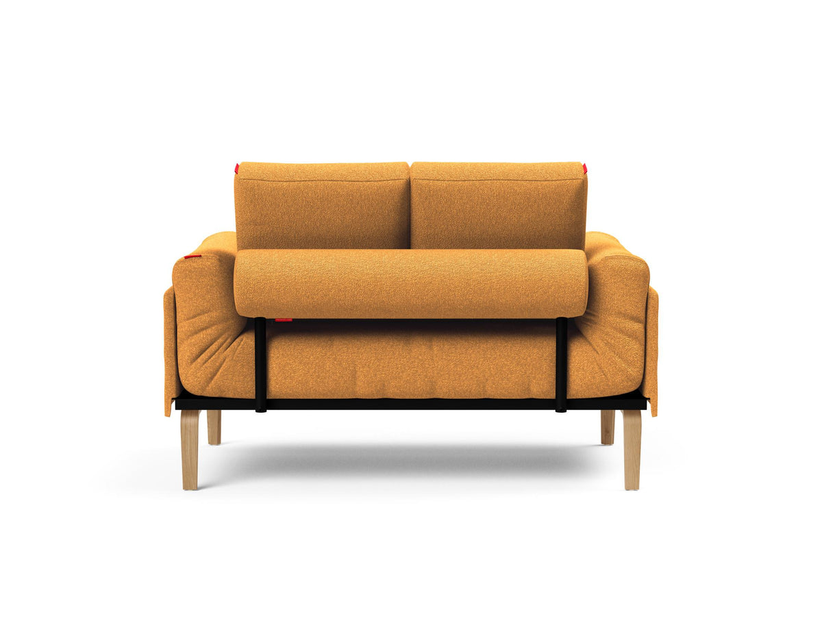 Rollo Bow Klappsofa 80 mit Cover und Gestellbezug Spring in 536 Bouclé Ochre präsentiert im Onlineshop von KAQTU Design AG. Bettsofa ist von Innovation Living