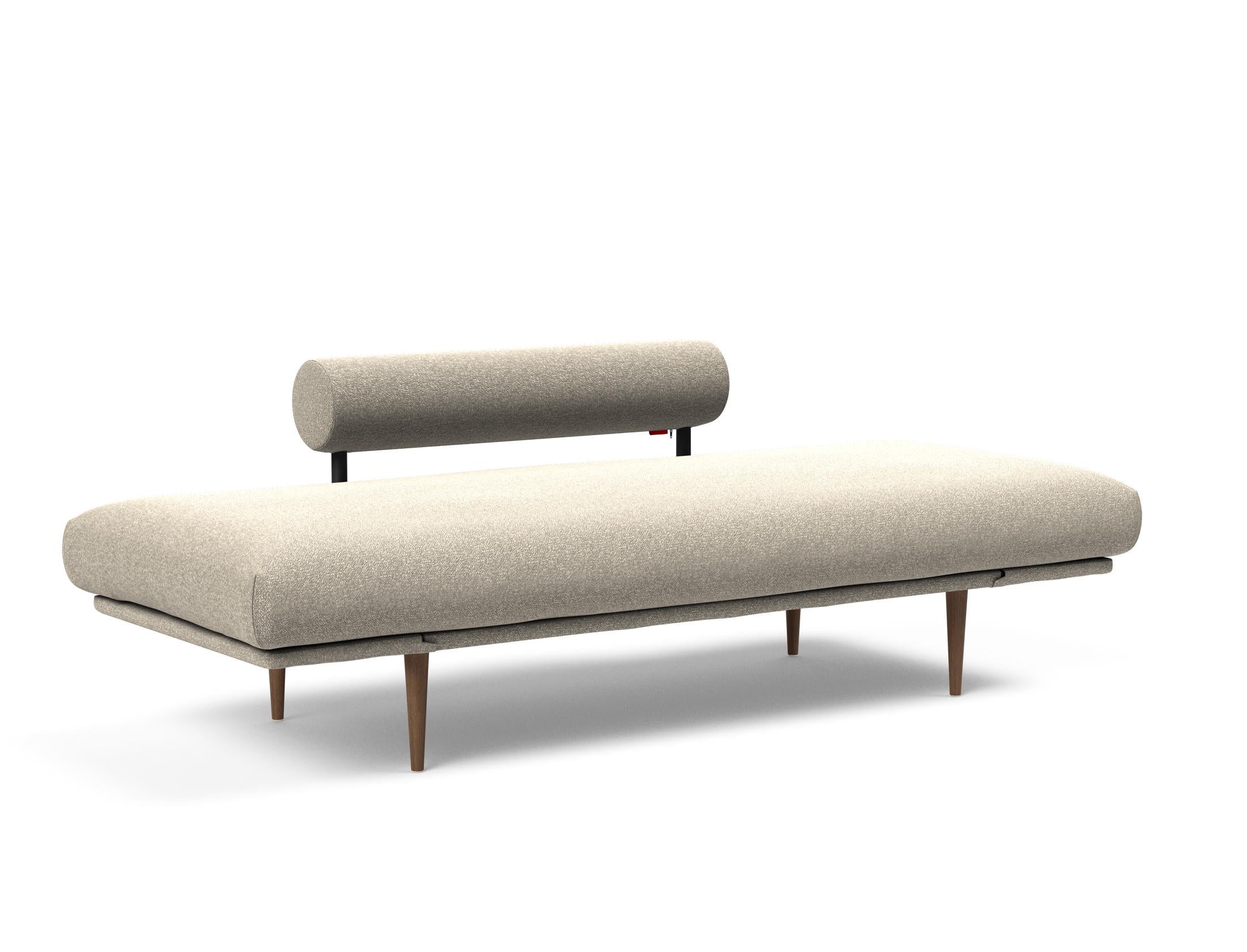 Erleben Sie das Rollo Styletto Klappsofa 80 von Innovation Living – stilvolles Design, funktional und ideal für kleine Räume, mit edlem Cover und Gestellbezug.