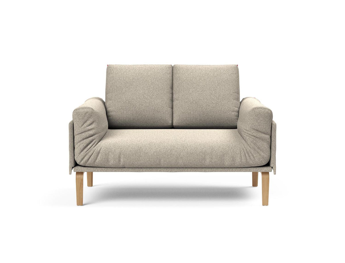 Rollo Bow Klappsofa 80 mit Cover und Gestellbezug Spring in 539 Bouclé Beige präsentiert im Onlineshop von KAQTU Design AG. Bettsofa ist von Innovation Living