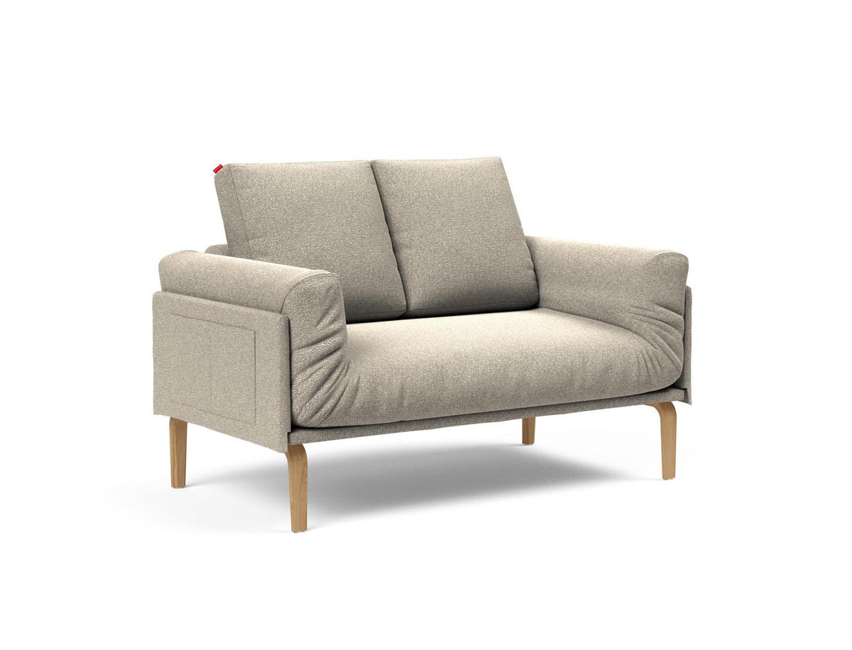 Rollo Bow Klappsofa 80 mit Cover und Gestellbezug Spring in 539 Bouclé Beige präsentiert im Onlineshop von KAQTU Design AG. Bettsofa ist von Innovation Living