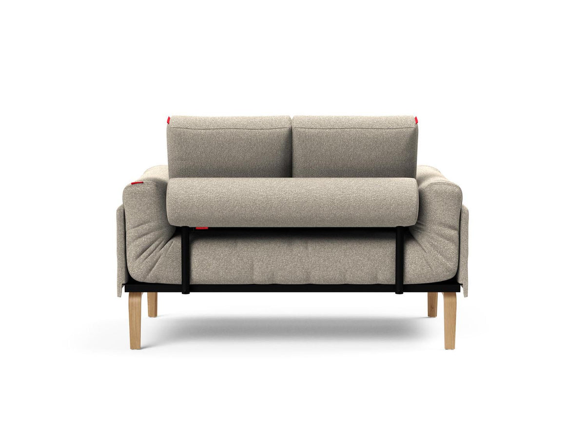 Rollo Bow Klappsofa 80 mit Cover und Gestellbezug Spring in 539 Bouclé Beige präsentiert im Onlineshop von KAQTU Design AG. Bettsofa ist von Innovation Living