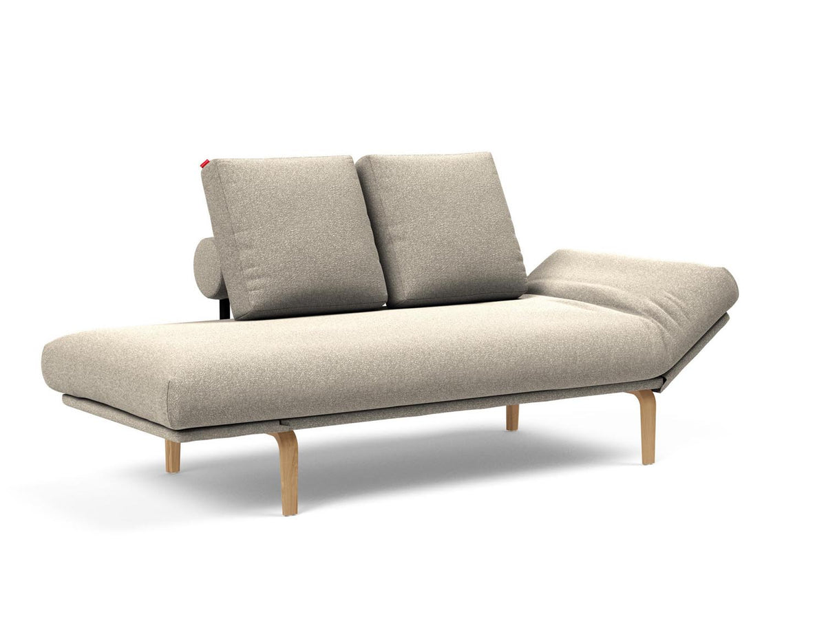Rollo Bow Klappsofa 80 mit Cover und Gestellbezug Spring in 539 Bouclé Beige präsentiert im Onlineshop von KAQTU Design AG. Bettsofa ist von Innovation Living