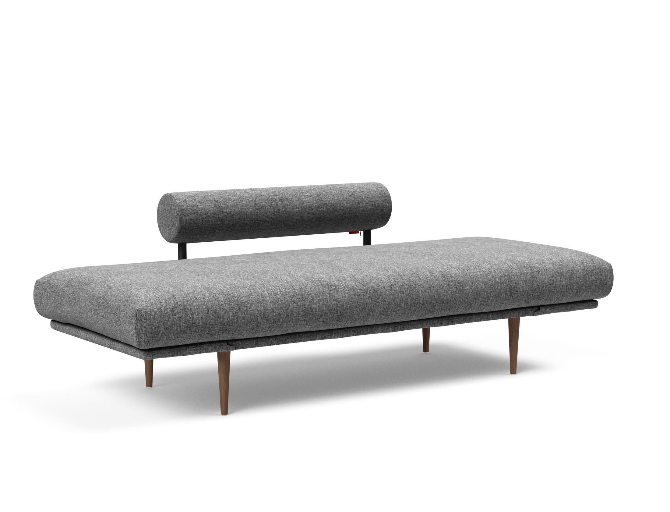 Erleben Sie das Rollo Styletto Klappsofa 80 von Innovation Living – stilvolles Design, funktional und ideal für kleine Räume, mit edlem Cover und Gestellbezug.