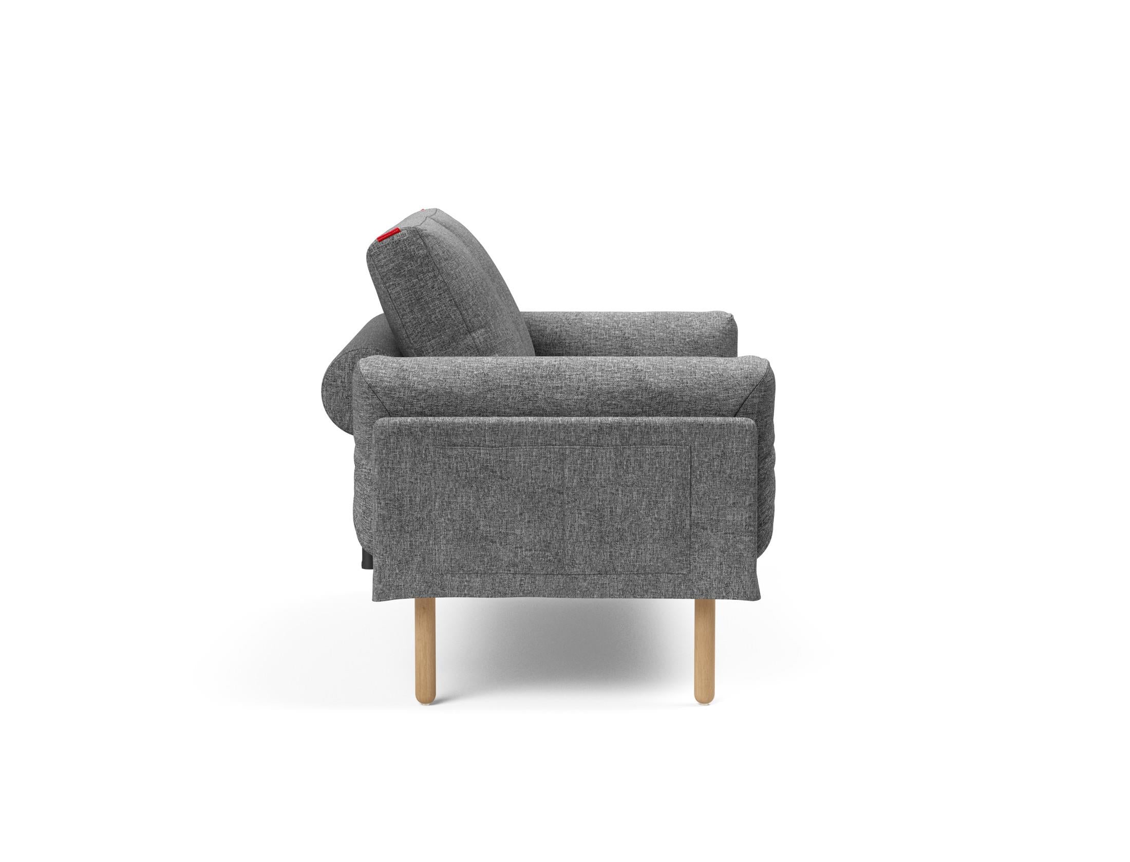 Entdecken Sie das Rollo Stem Klappsofa 80 von Innovation Living: stilvolles Design, vielseitig einsetzbar und hochwertiger Bezug für höchsten Komfort.