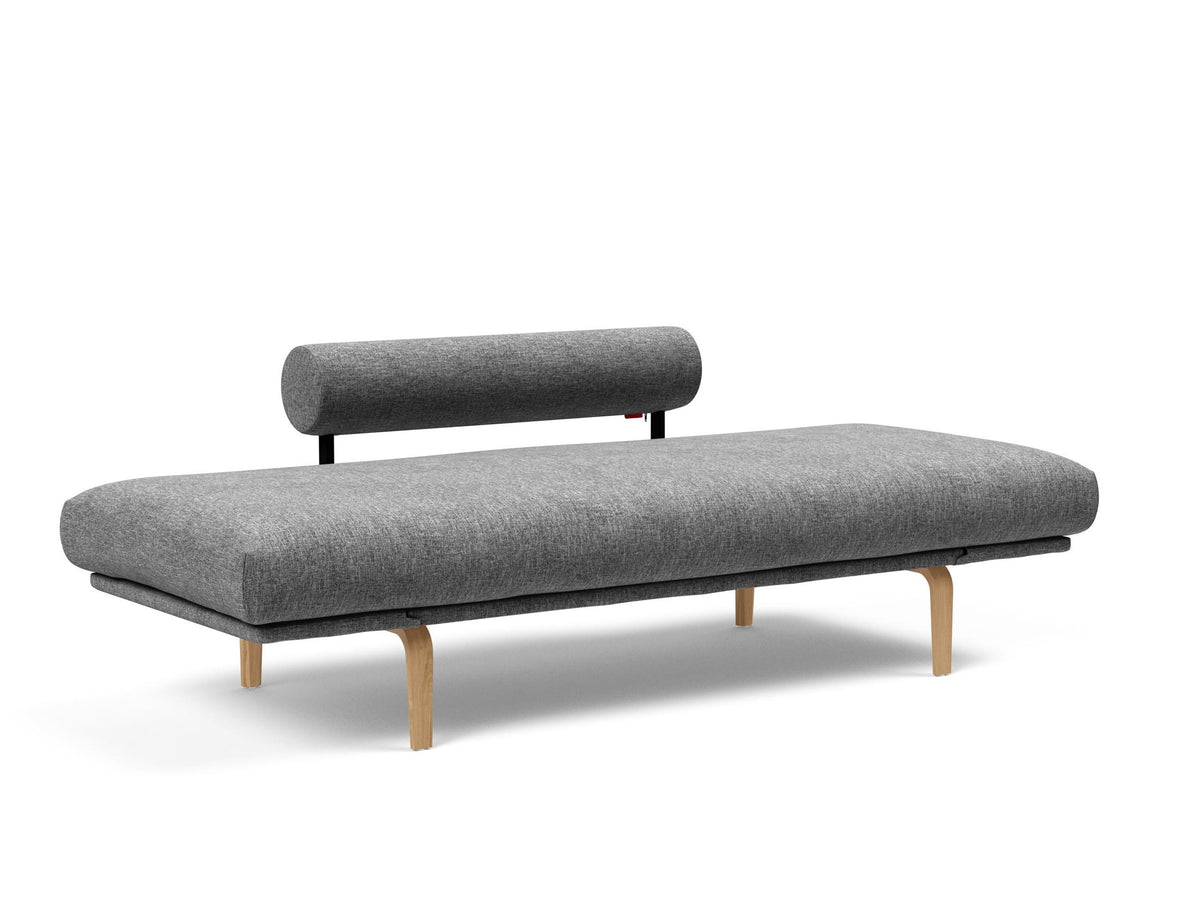 Rollo Bow Klappsofa 80 mit Cover und Gestellbezug Spring in 563 Twist Charcoal präsentiert im Onlineshop von KAQTU Design AG. Bettsofa ist von Innovation Living