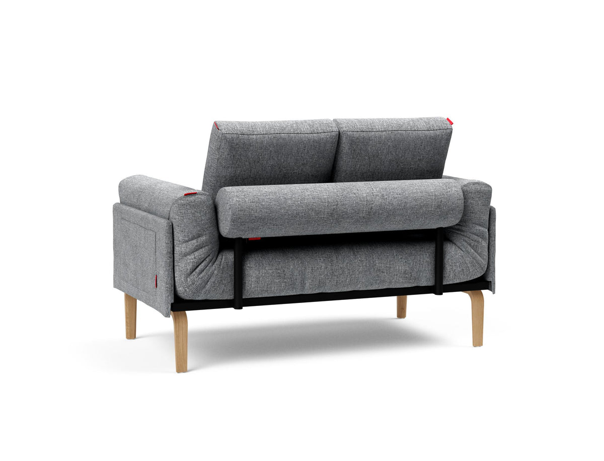 Rollo Bow Klappsofa 80 mit Cover und Gestellbezug Spring in 565 Twist Granite präsentiert im Onlineshop von KAQTU Design AG. Bettsofa ist von Innovation Living