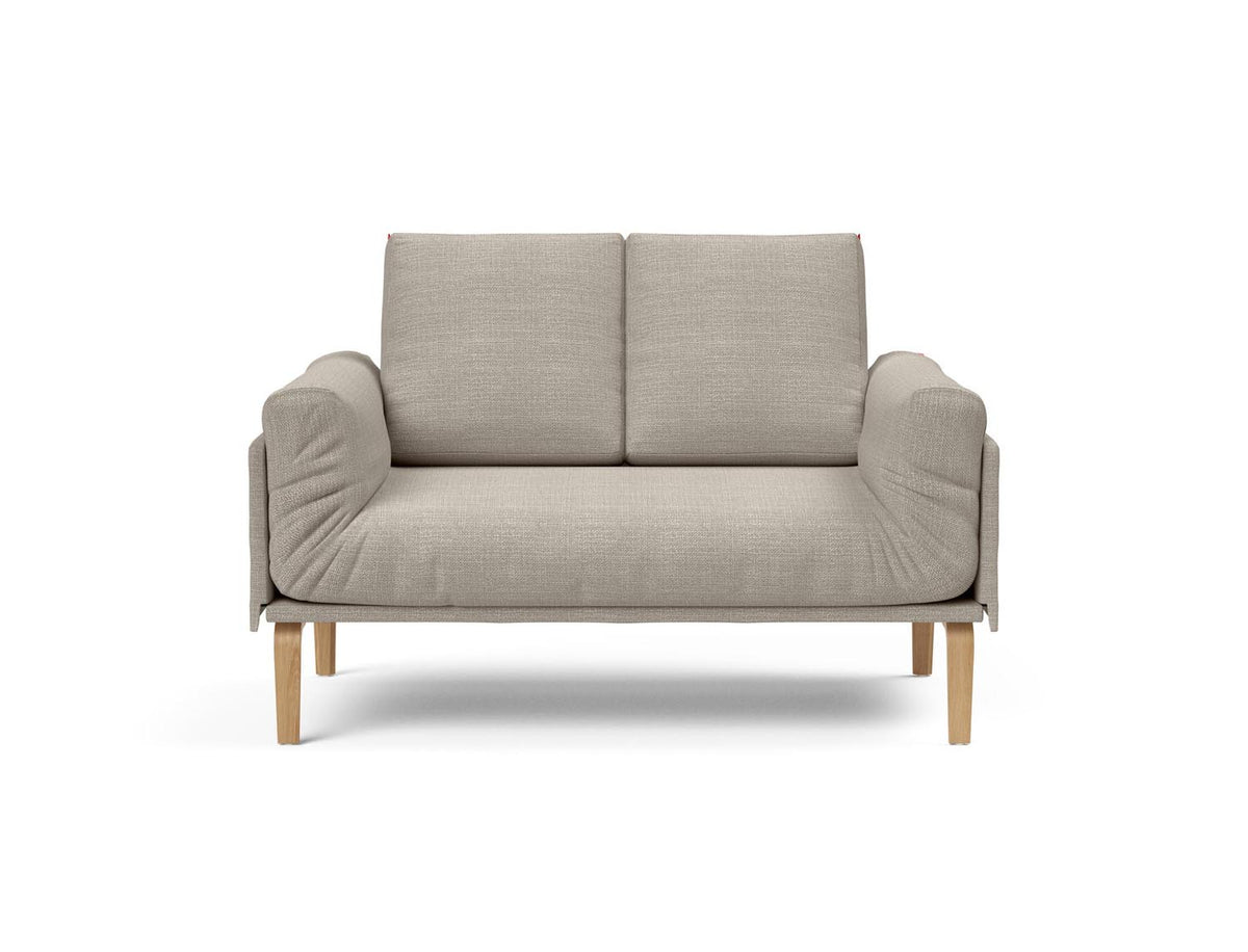 Rollo Bow Klappsofa 80 mit Cover und Gestellbezug Spring in 579 Kenya Gravel präsentiert im Onlineshop von KAQTU Design AG. Bettsofa ist von Innovation Living