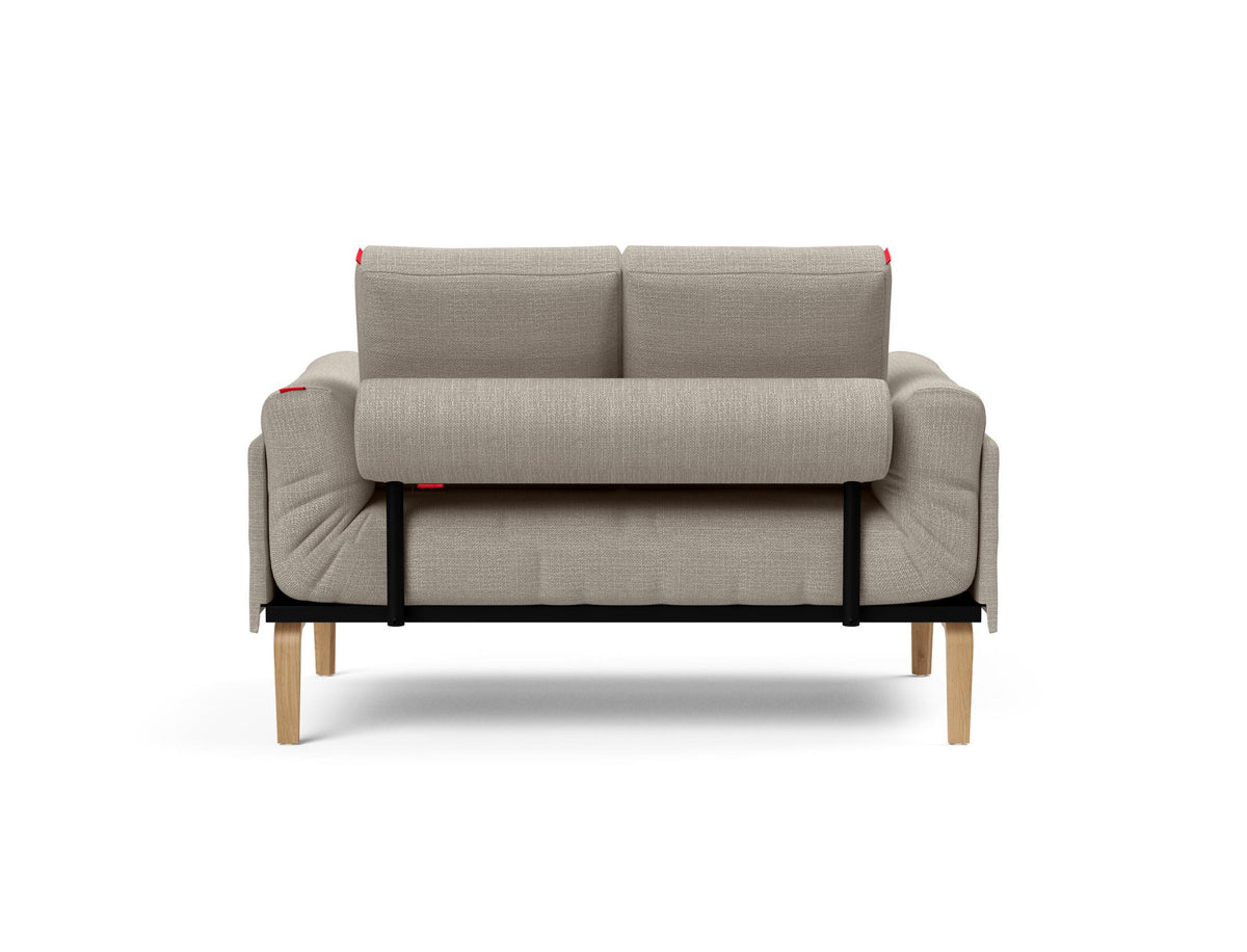 Rollo Bow Klappsofa 80 mit Cover und Gestellbezug Spring in 579 Kenya Gravel präsentiert im Onlineshop von KAQTU Design AG. Bettsofa ist von Innovation Living