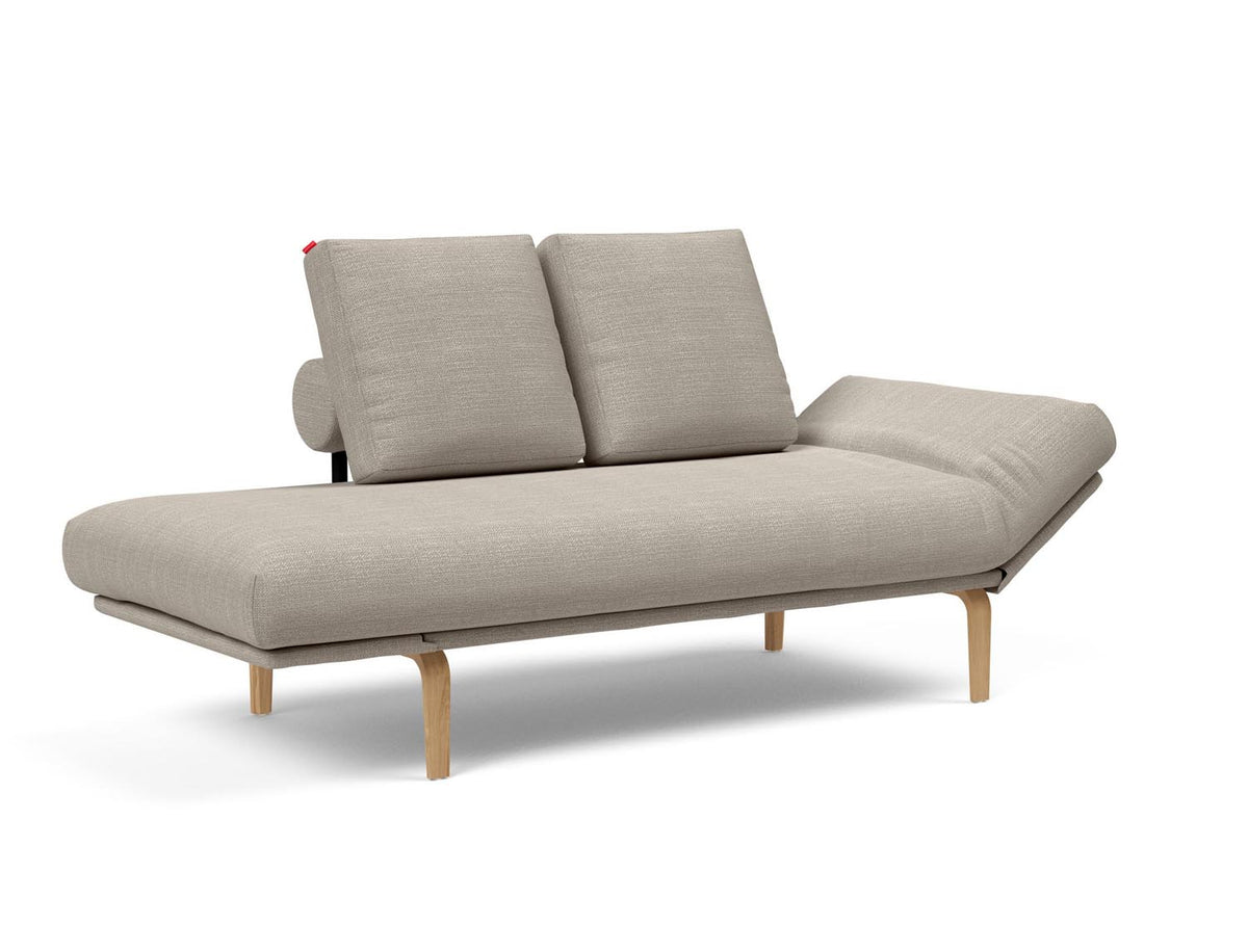 Rollo Bow Klappsofa 80 mit Cover und Gestellbezug Spring in 579 Kenya Gravel präsentiert im Onlineshop von KAQTU Design AG. Bettsofa ist von Innovation Living