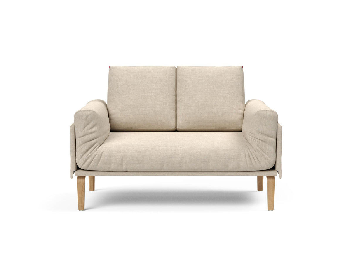 Rollo Bow Klappsofa 80 mit Cover und Gestellbezug Spring in 586 Phobos Latte präsentiert im Onlineshop von KAQTU Design AG. Bettsofa ist von Innovation Living