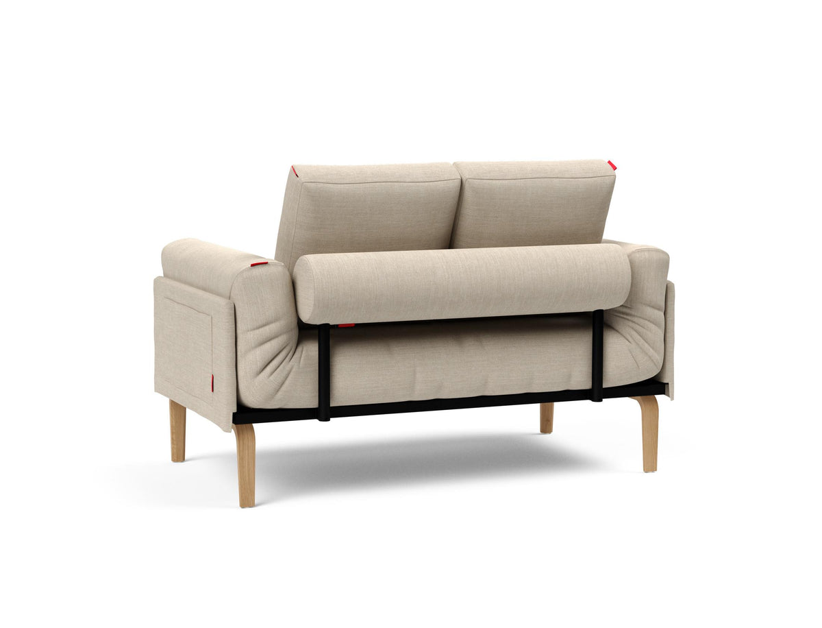 Rollo Bow Klappsofa 80 mit Cover und Gestellbezug Spring in 586 Phobos Latte präsentiert im Onlineshop von KAQTU Design AG. Bettsofa ist von Innovation Living