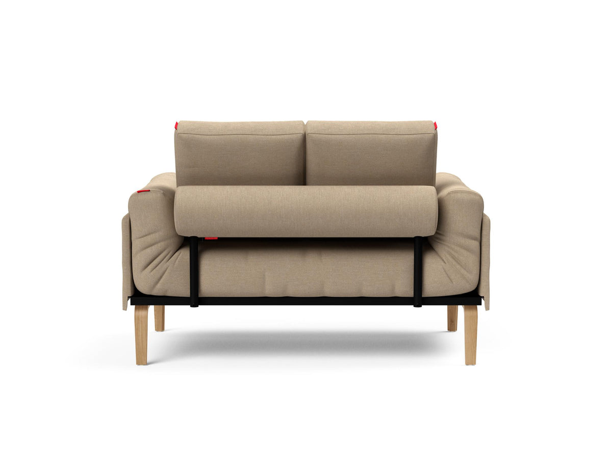 Rollo Bow Klappsofa 80 mit Cover und Gestellbezug Spring in 587 Phobos Mocha präsentiert im Onlineshop von KAQTU Design AG. Bettsofa ist von Innovation Living