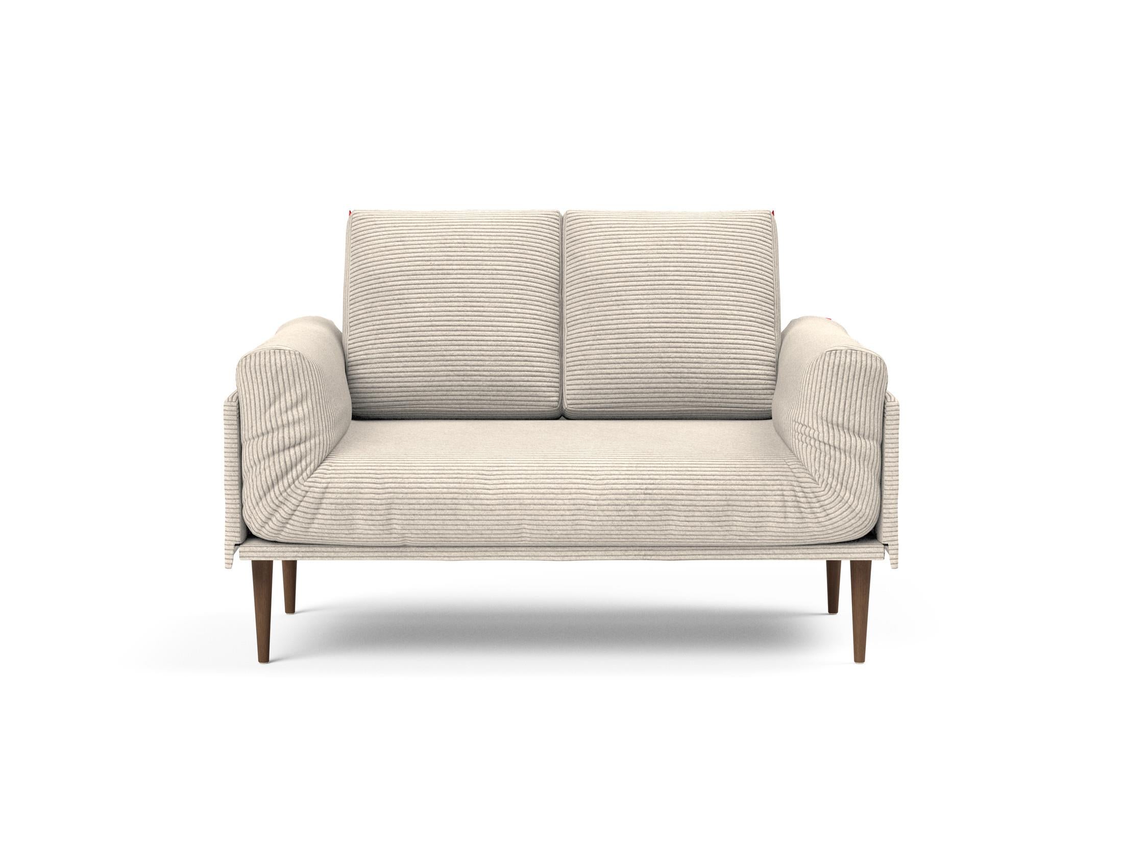 Entdecken Sie das Rollo Styletto Klappsofa 80 von Innovation Living – ein elegantes, platzsparendes Sofa mit hochwertigem Cover und Gestellbezug.