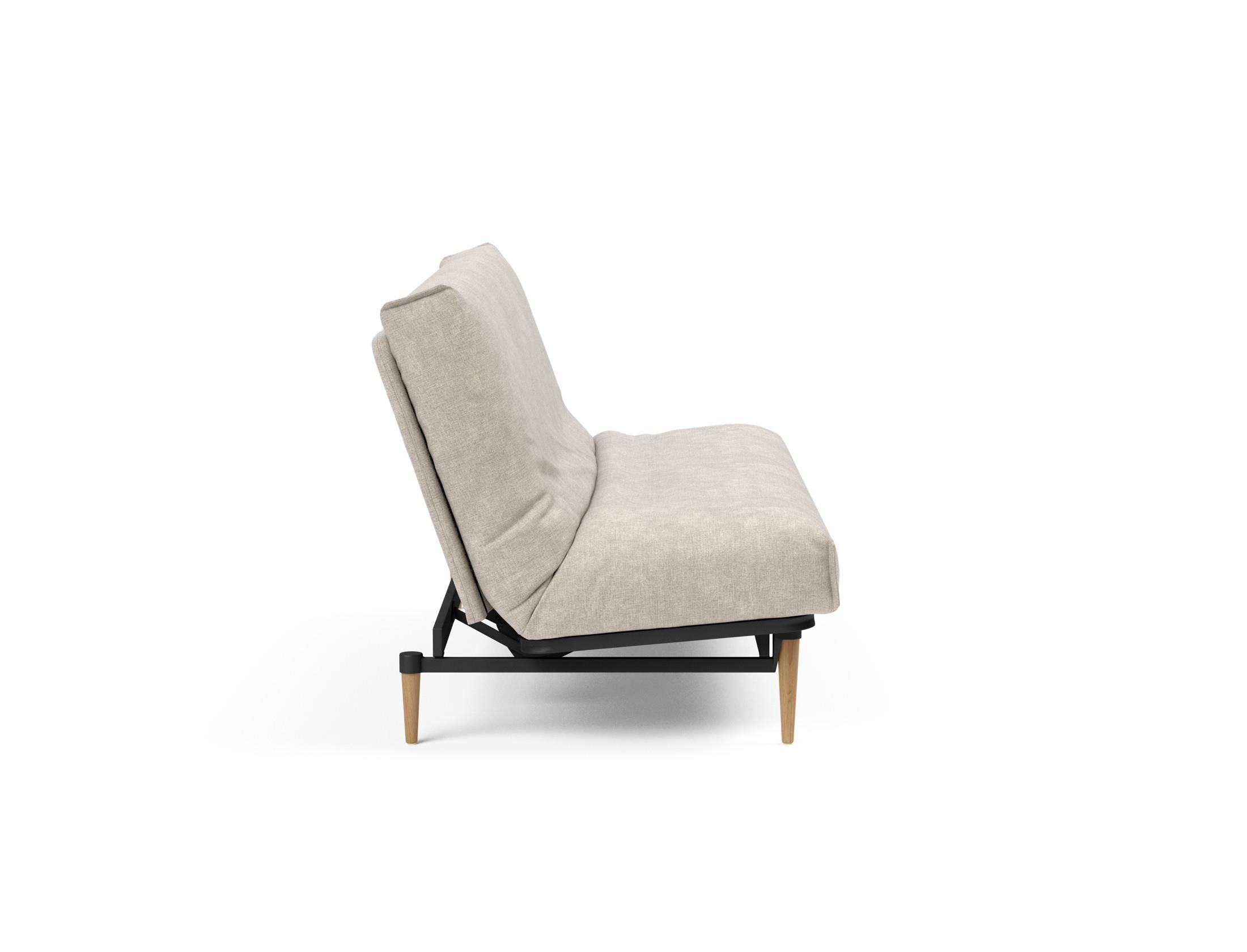 Erleben Sie das Colpus Bettsofa 140 Nordic Cover Soft Spring von Innovation Living – stilvoll, bequem und ideal für kleine Räume.